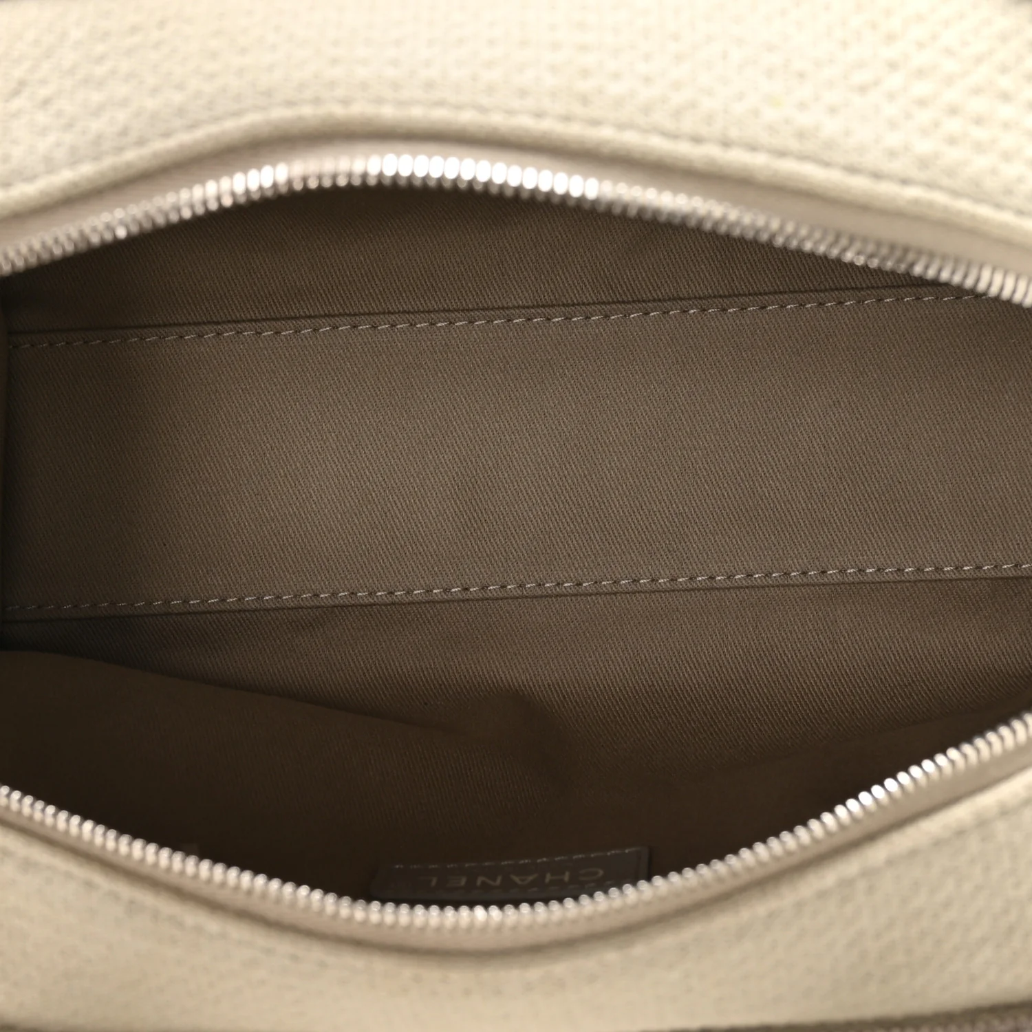 Canvas Deauville Small Bowling Bag Grey - Image 5