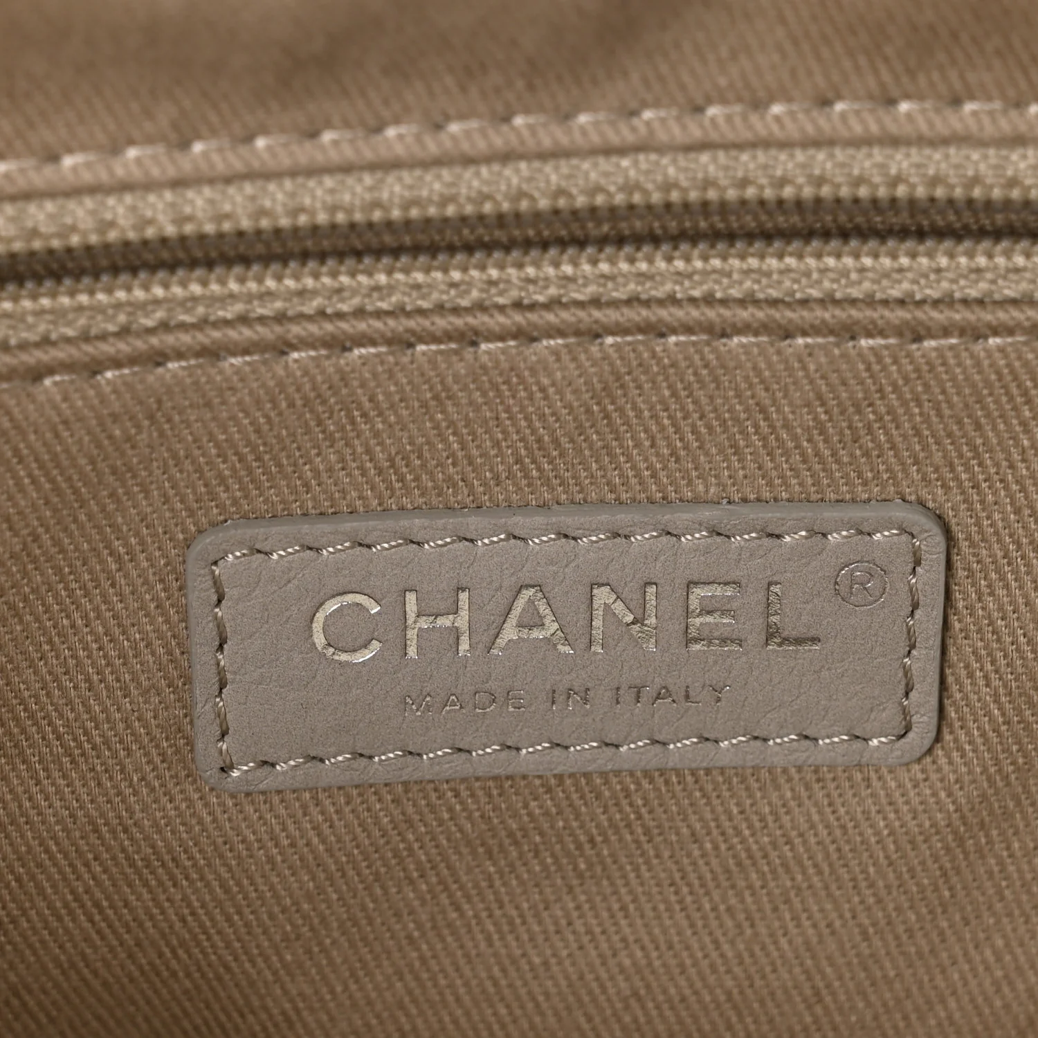 Canvas Deauville Small Bowling Bag Grey - Image 6