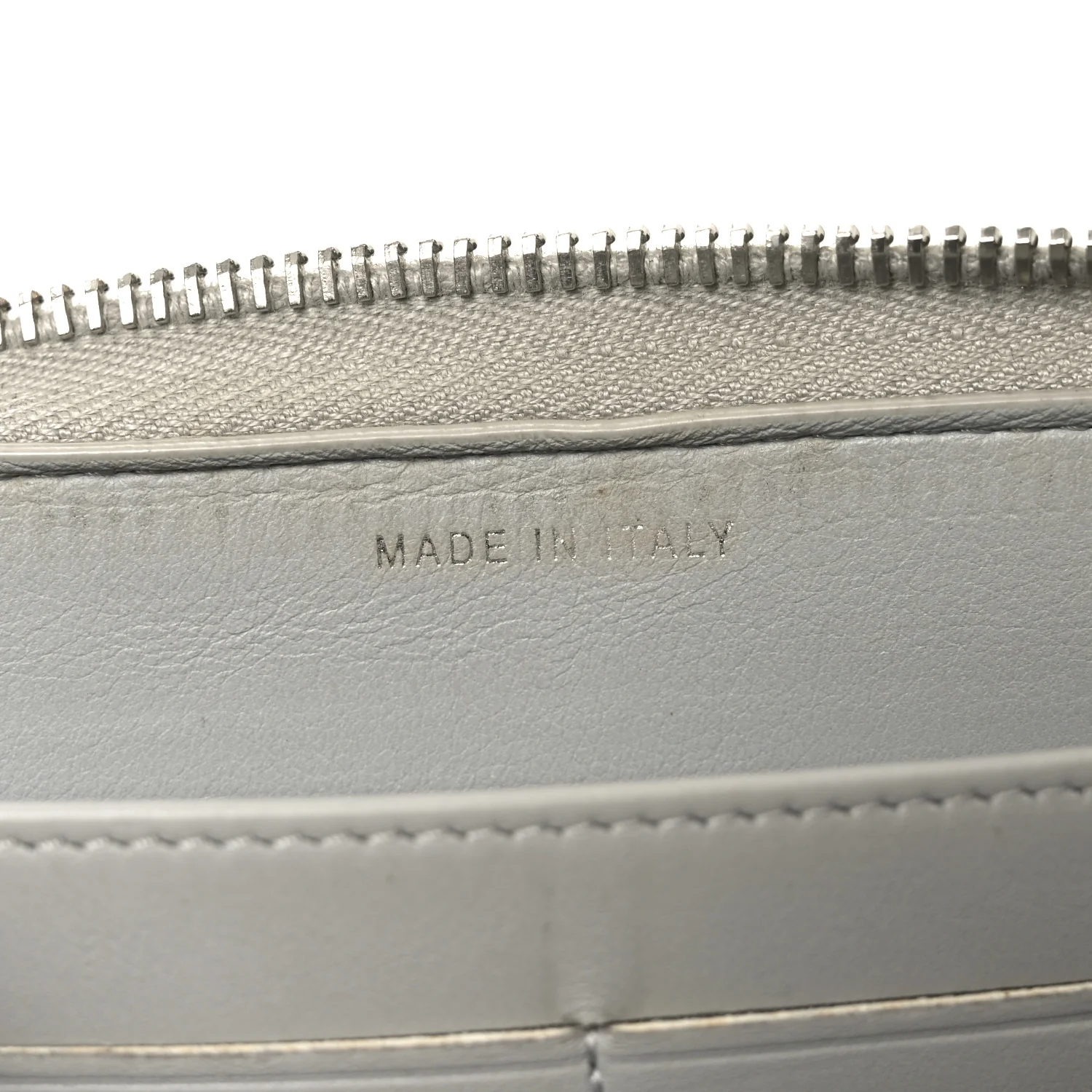Canvas Deauville Zip Around Wallet Grey - Image 7