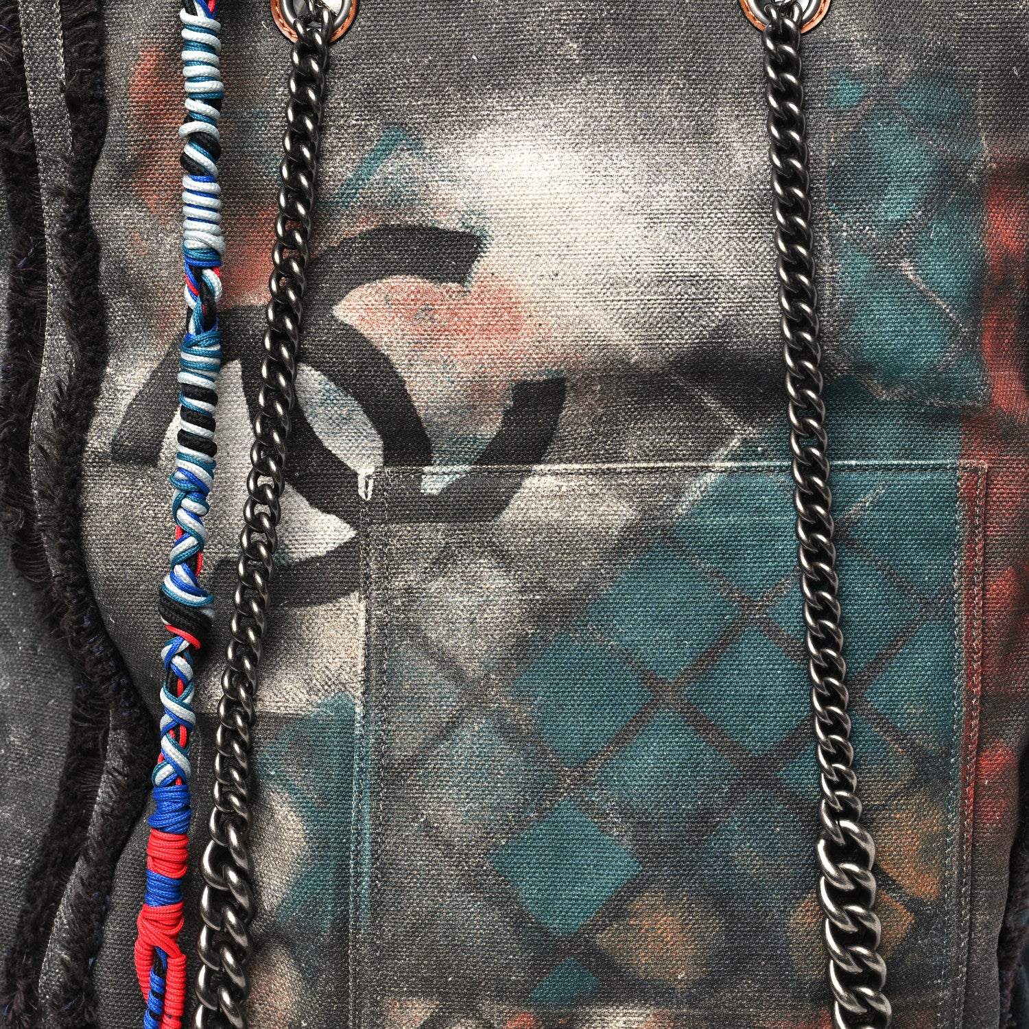Canvas Graffiti Art School Oh My Boy Tote Black - Image 8