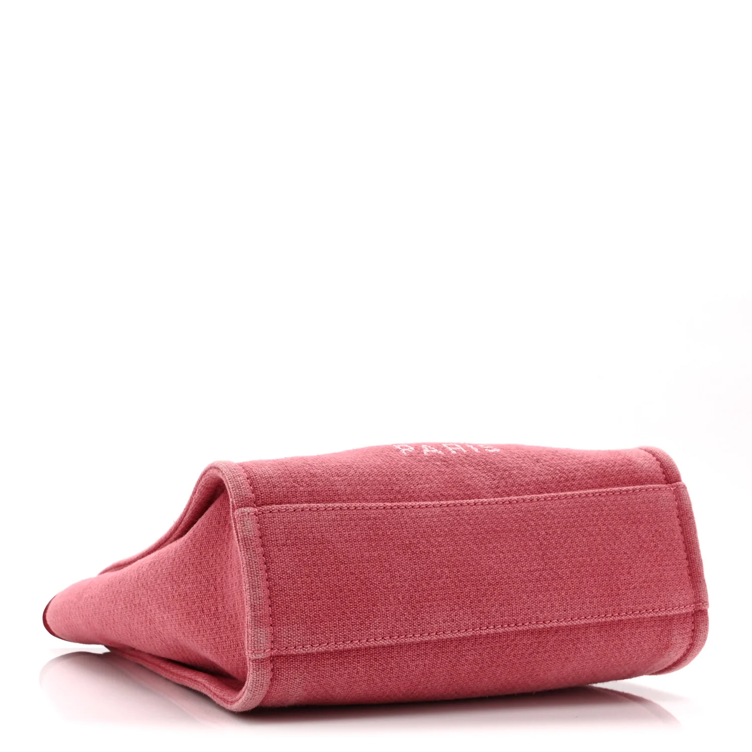 Canvas Mini Deauville Tote Red - Image 4