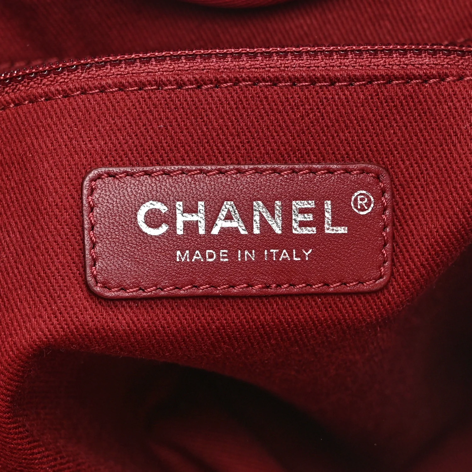Canvas Mini Deauville Tote Red - Image 6
