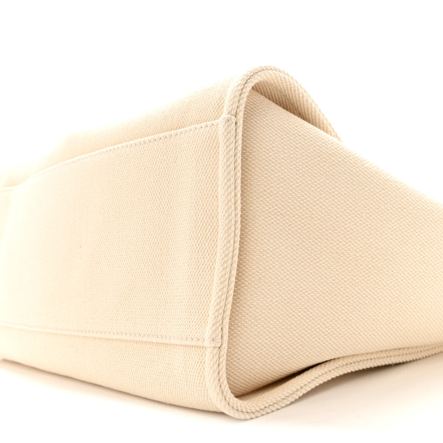 Canvas Pearl Medium Deauville Tote Ecru Beige - Image 10