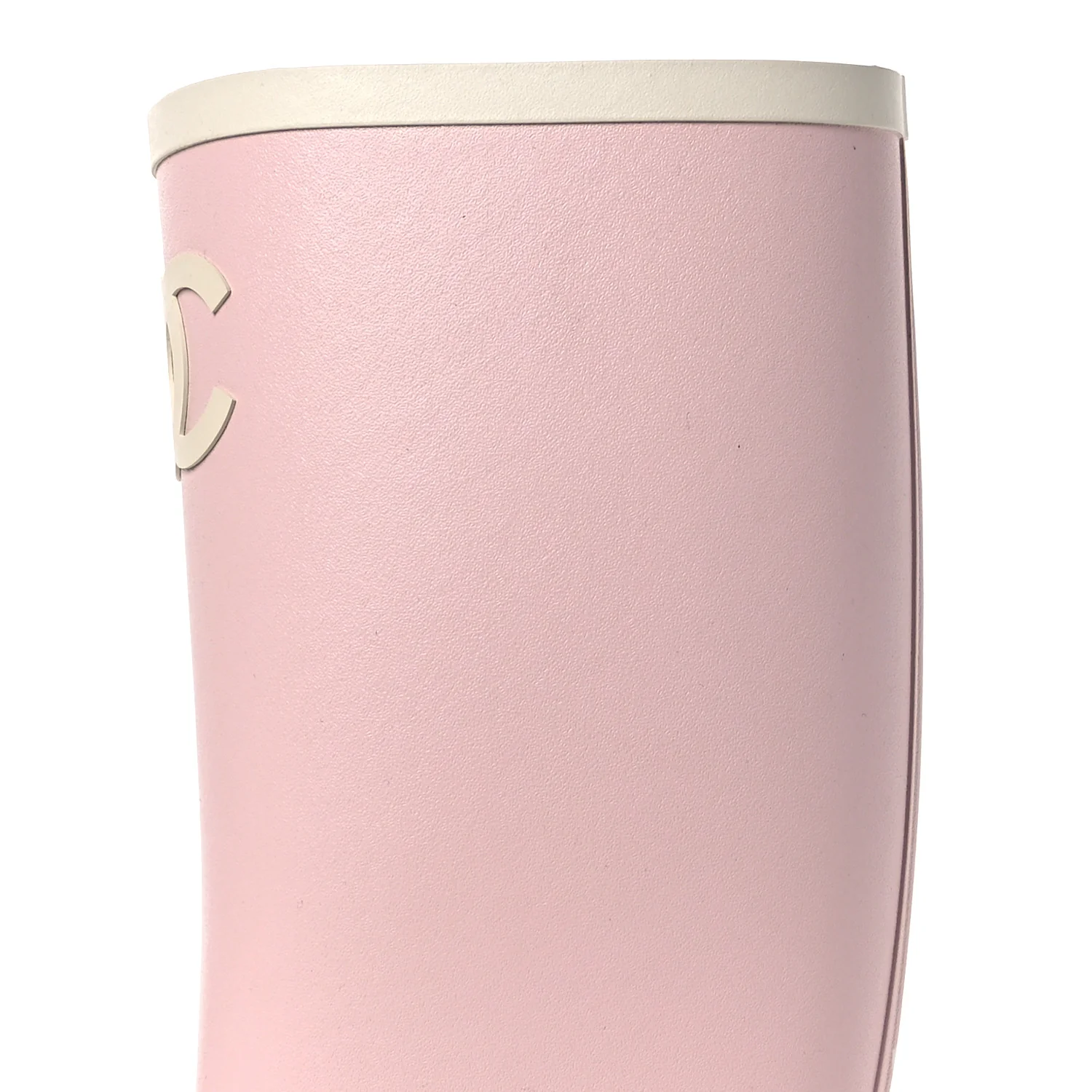 Caoutchouk CC High Boots 36 Light Pink White - Image 10
