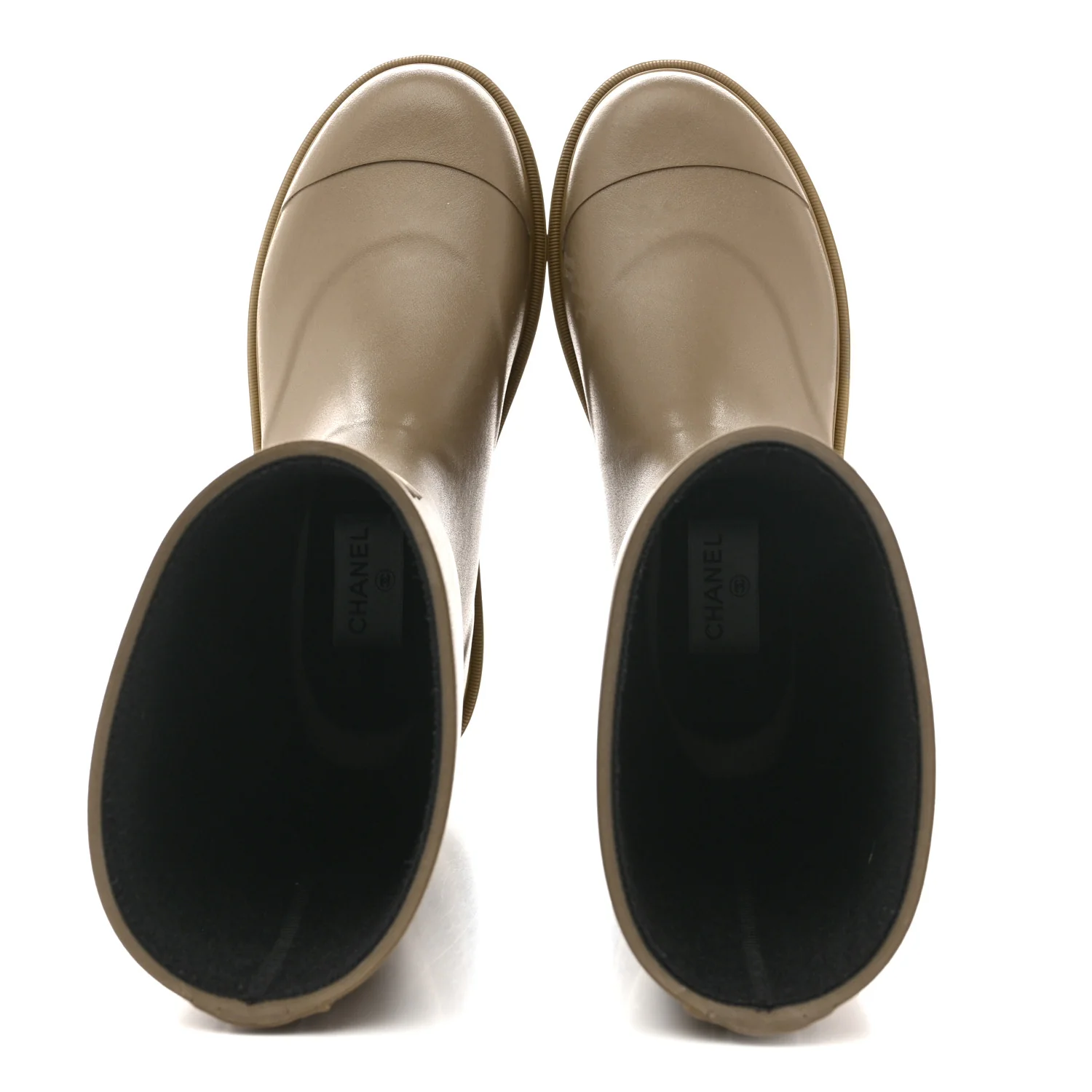 Caoutchouk CC High Boots 38 Dark Beige - Image 2