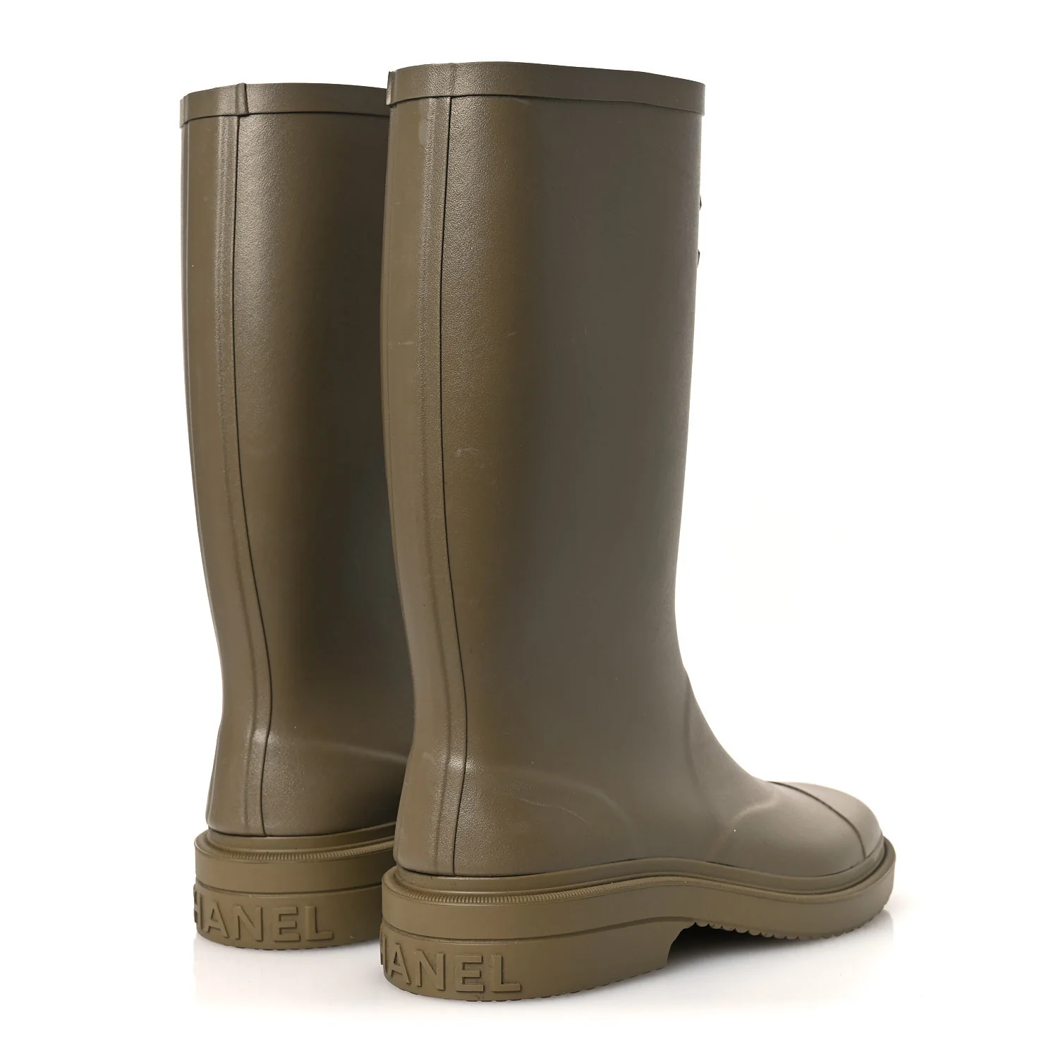 Caoutchouk CC High Boots 39 Dark Beige - Image 5