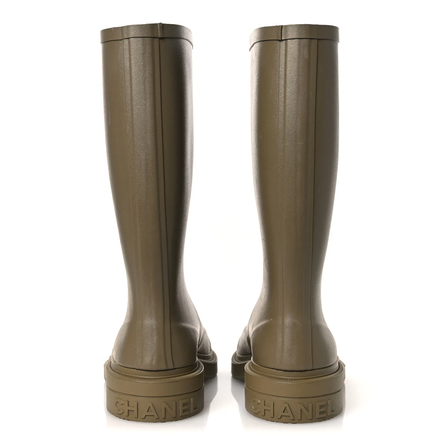 Caoutchouk CC High Boots 39 Dark Beige - Image 6
