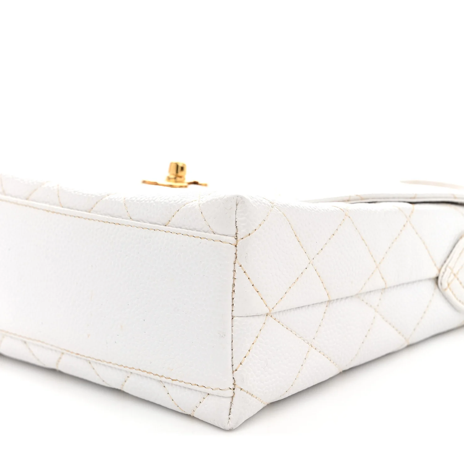 Caviar CC Shoulder Bag White - Image 11