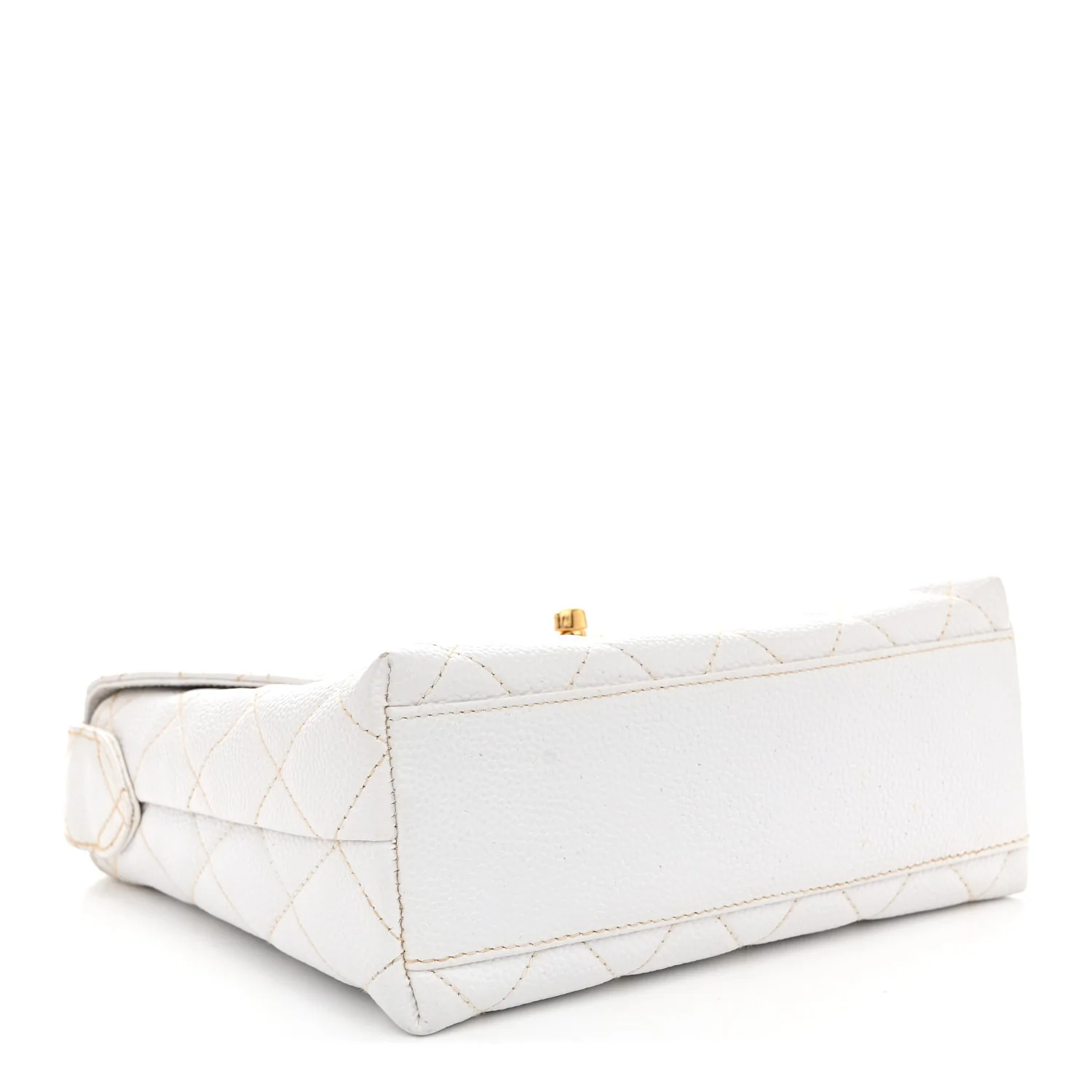 Caviar CC Shoulder Bag White - Image 4