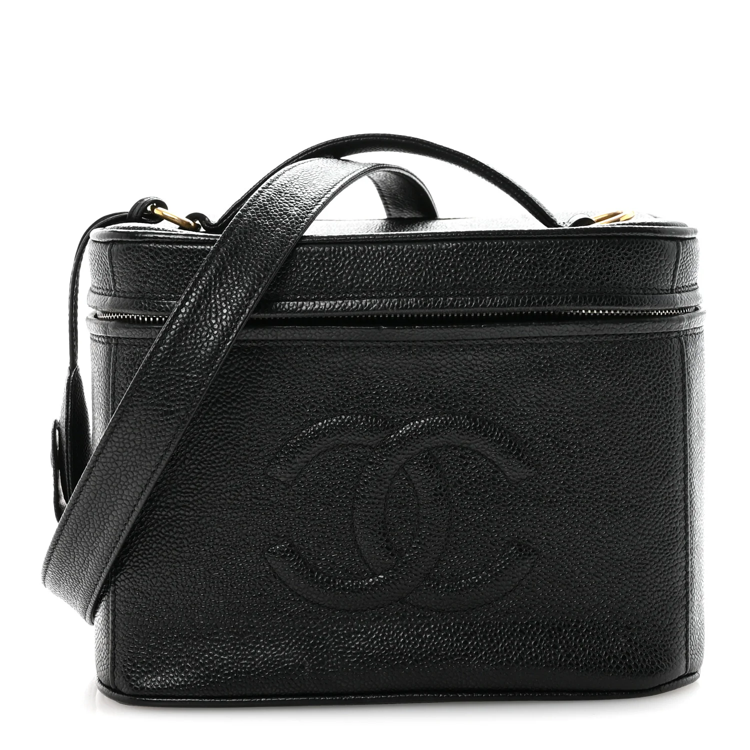 Caviar CC Vanity Train Case Black