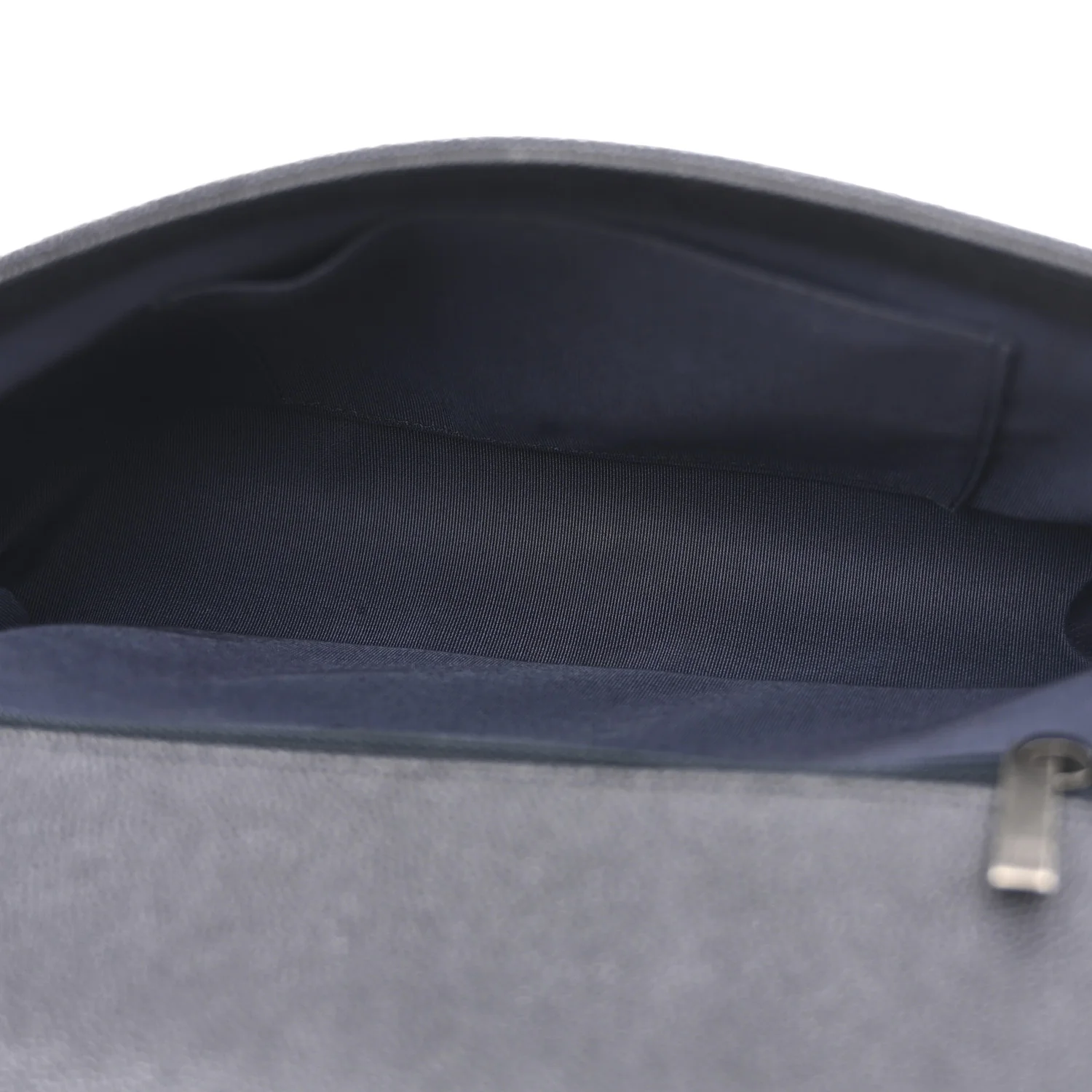 Caviar Chevron Quilted New Medium Boy Flap Dark Navy Blue - Image 5