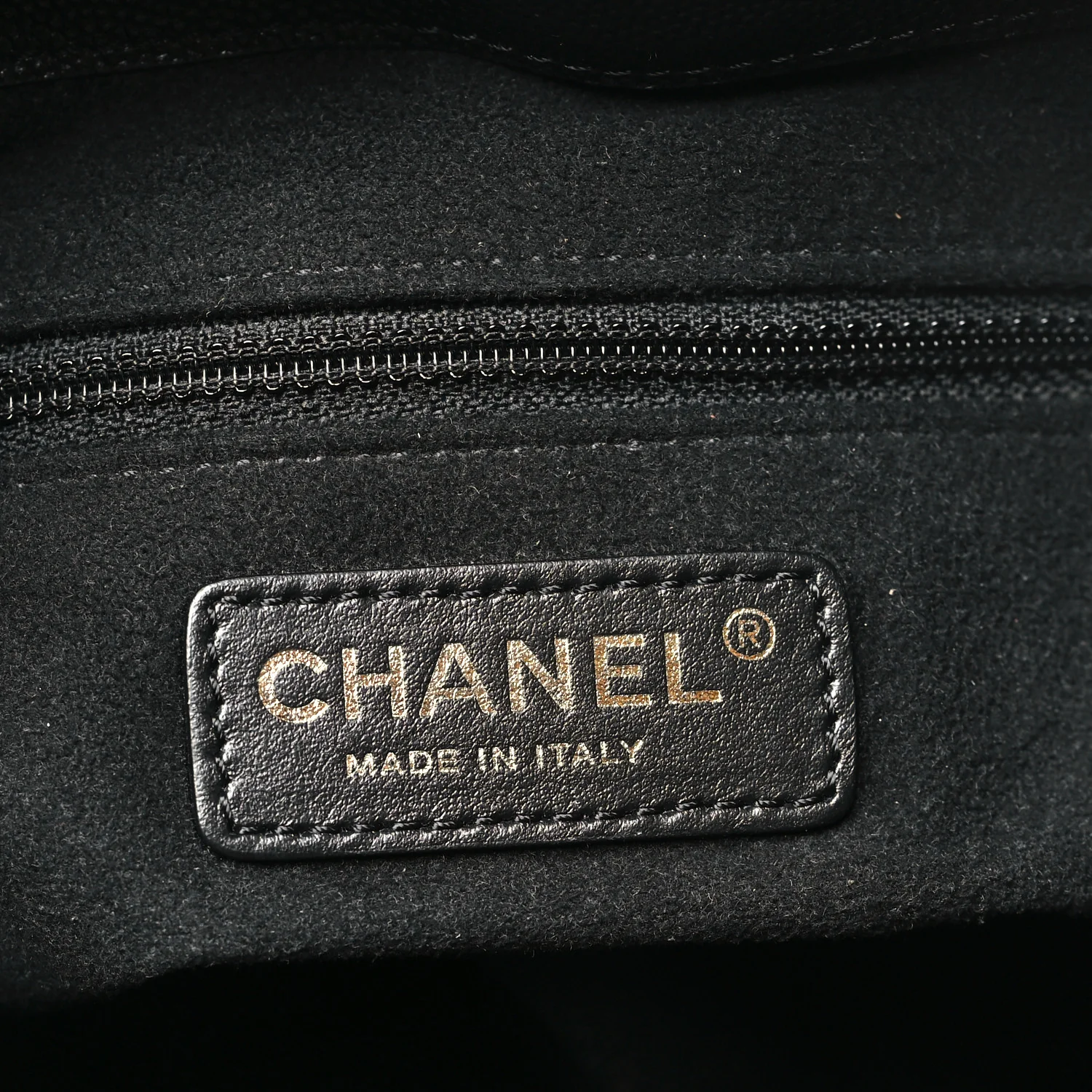 Caviar Deauville Drawstring Bucket Bag Black - Image 7