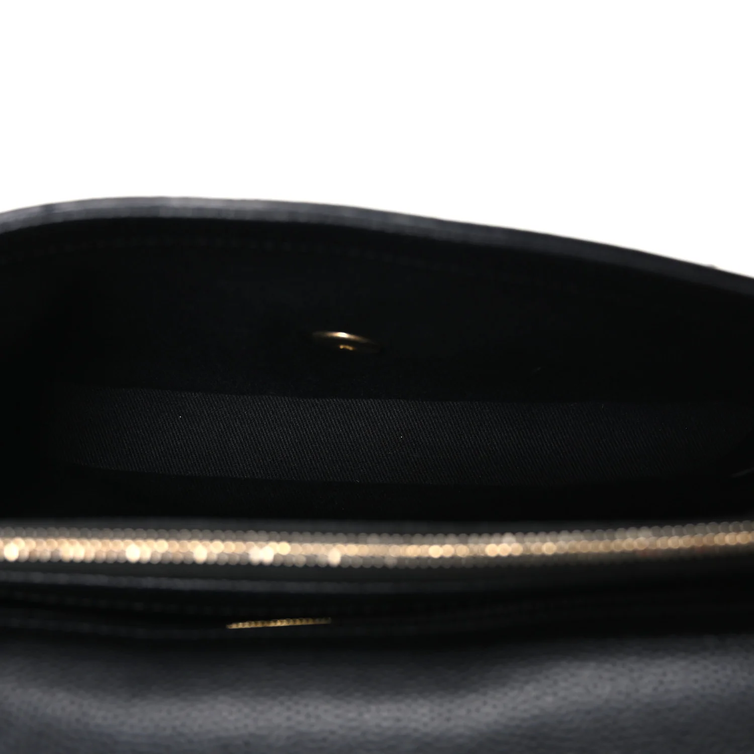Caviar Diamond Stitched Small Top Handle Flap Black - Image 5