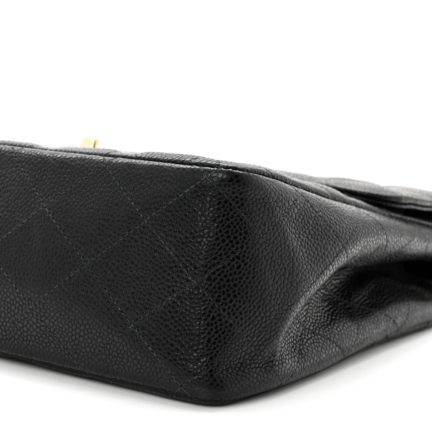 Caviar Jumbo Single Flap Black - Image 10