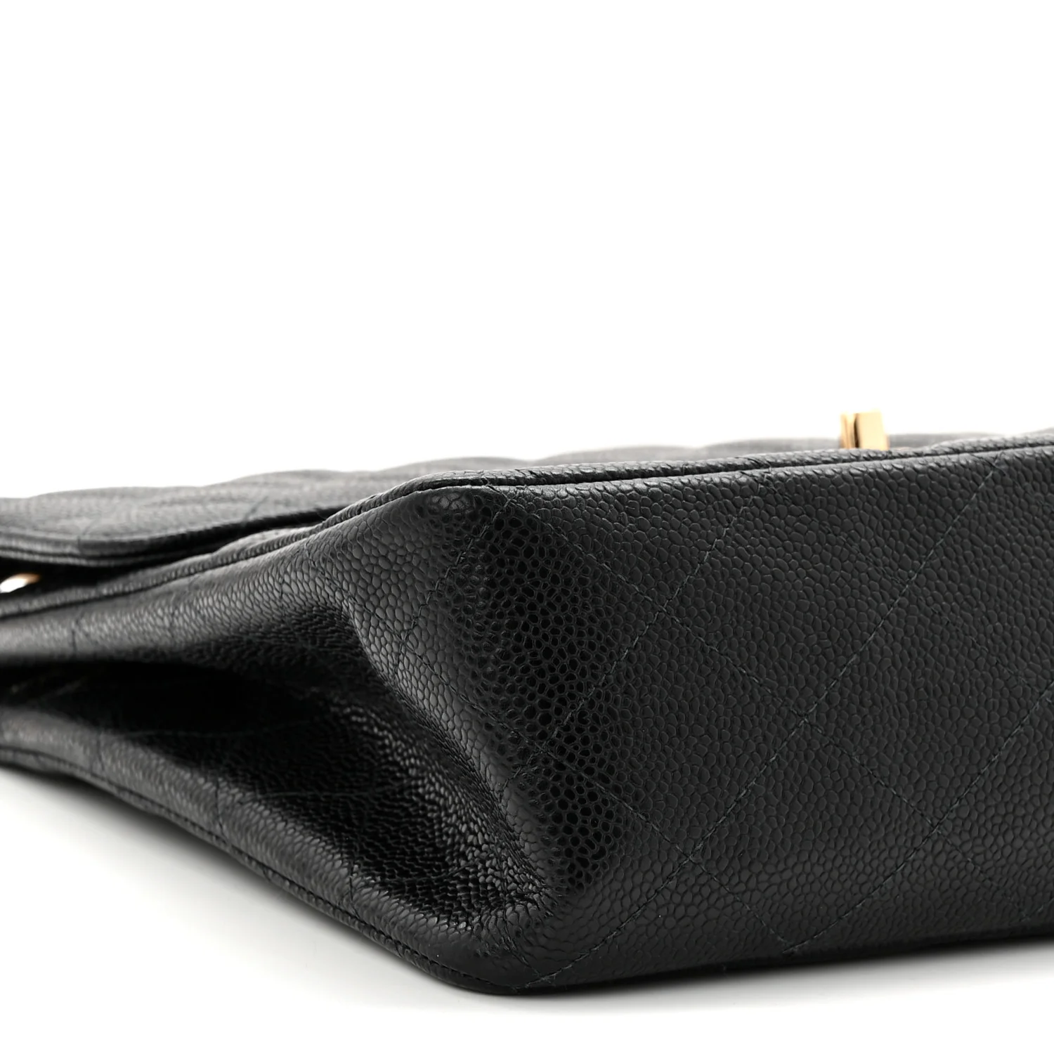 Caviar Jumbo Single Flap Black - Image 9