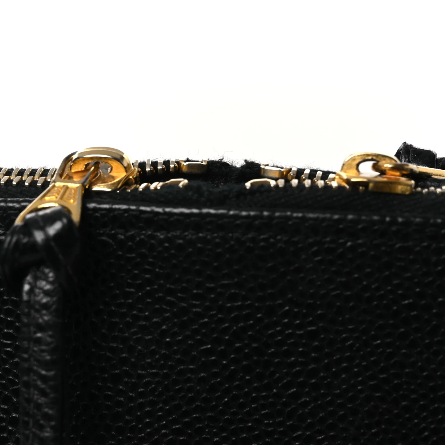 Caviar Large CC Shoulder Bag Black - Image 12