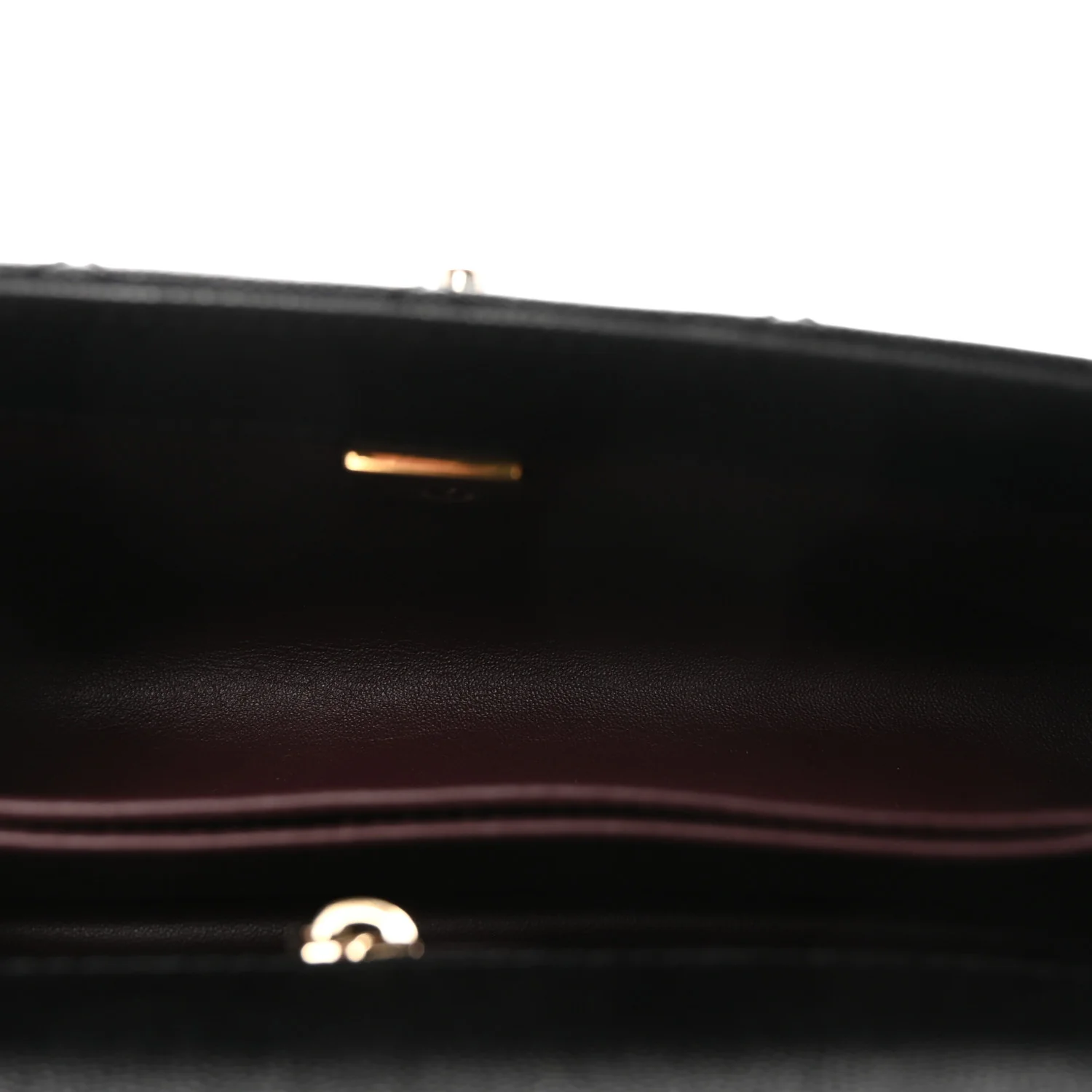 Caviar Lizard Embossed Quilted Mini Coco Handle Flap Black - Image 5