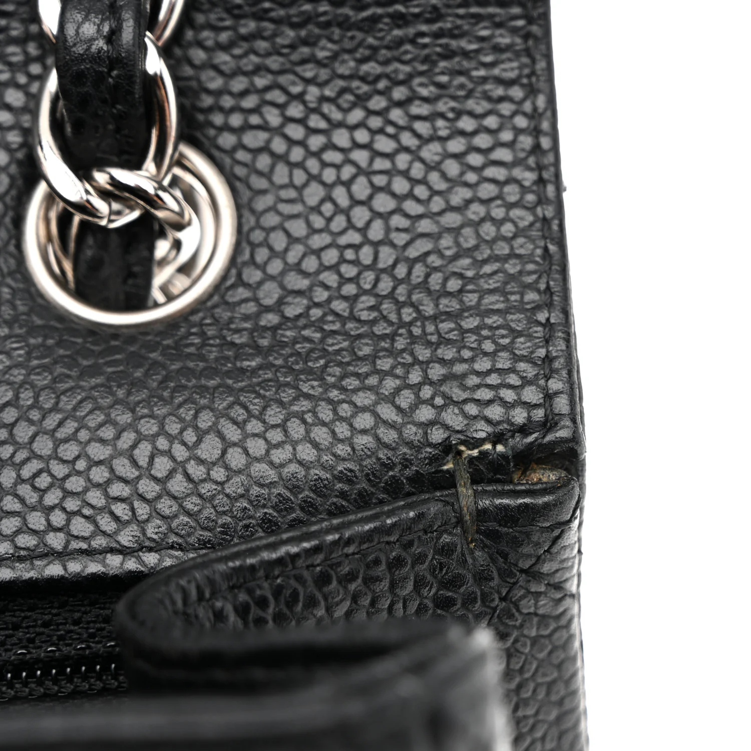 Caviar Maxi Single Flap Black - Image 10