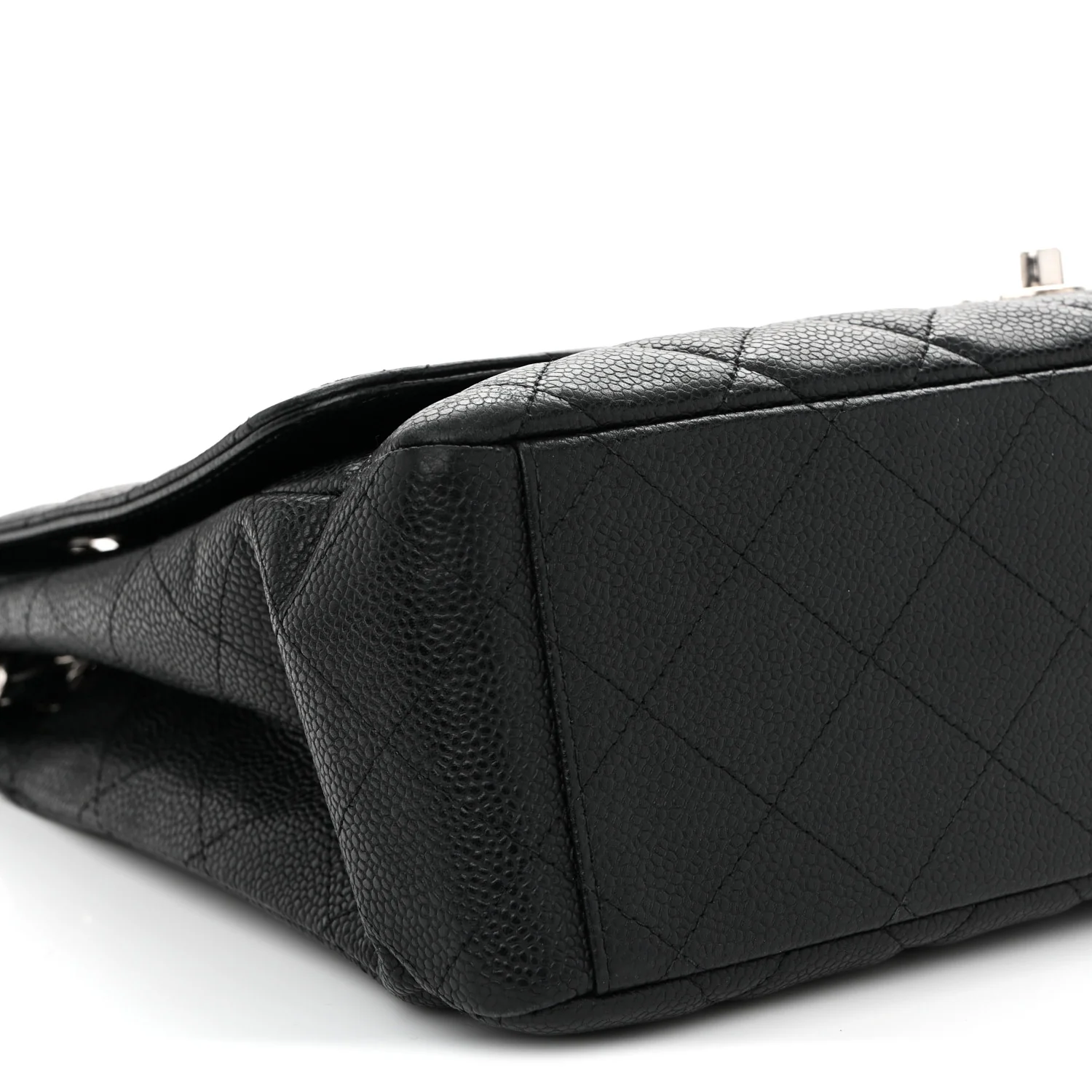 Caviar Maxi Single Flap Black - Image 8