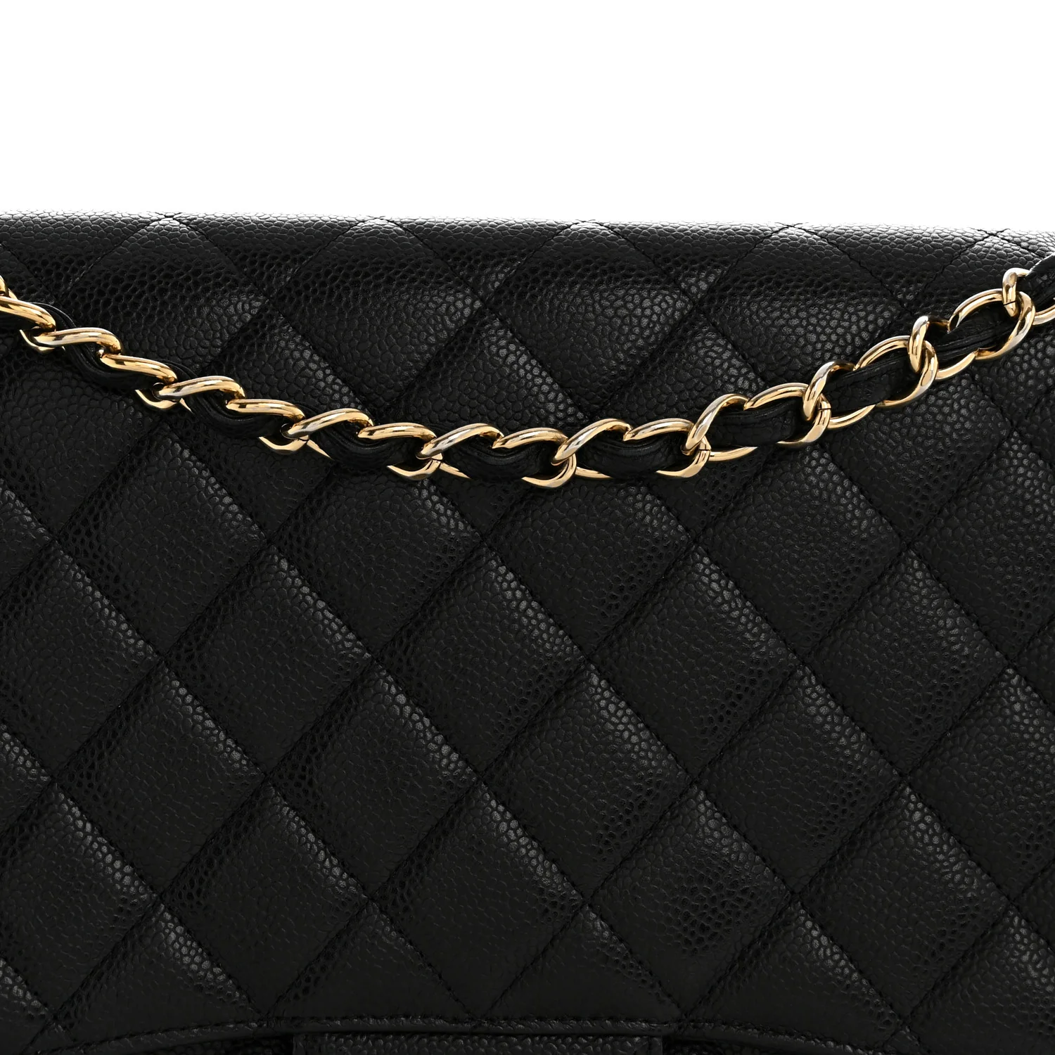 Caviar Maxi Single Flap Black - Image 8