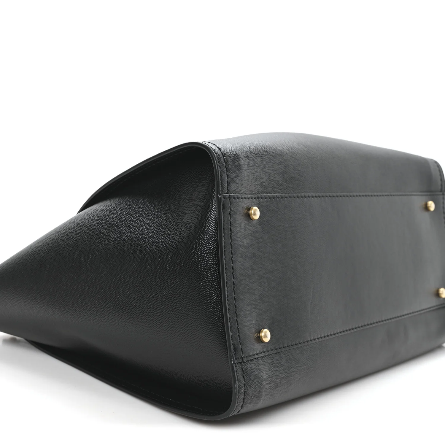 Caviar Medium Studded Deauville Tote Black - Image 9