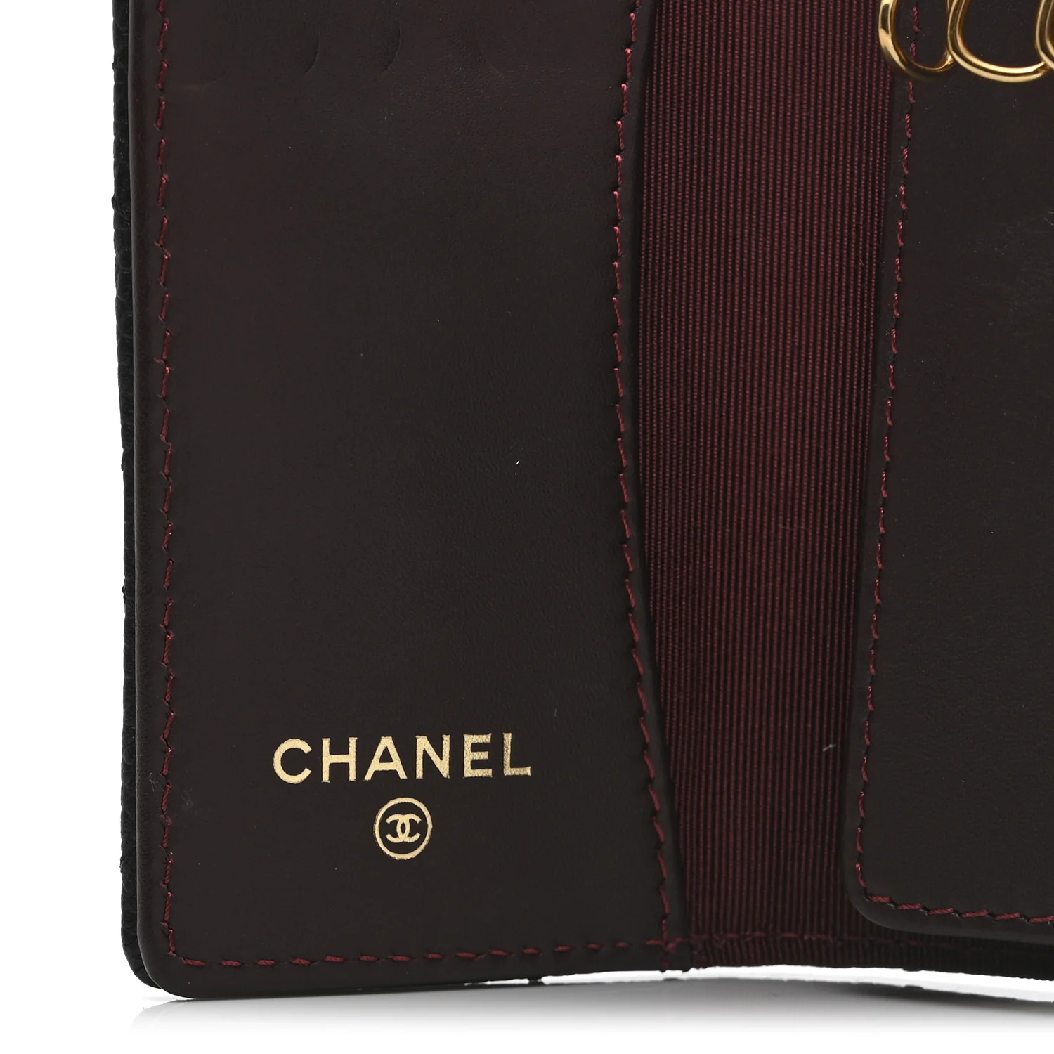 Caviar Quilted 6 Key Holder Black - Image 6
