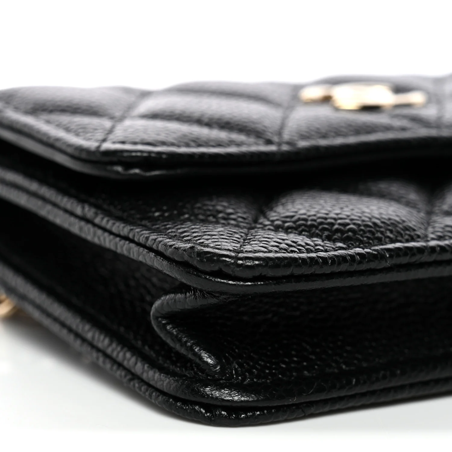 Caviar Quilted Bow Belt Bag Black - Image 10