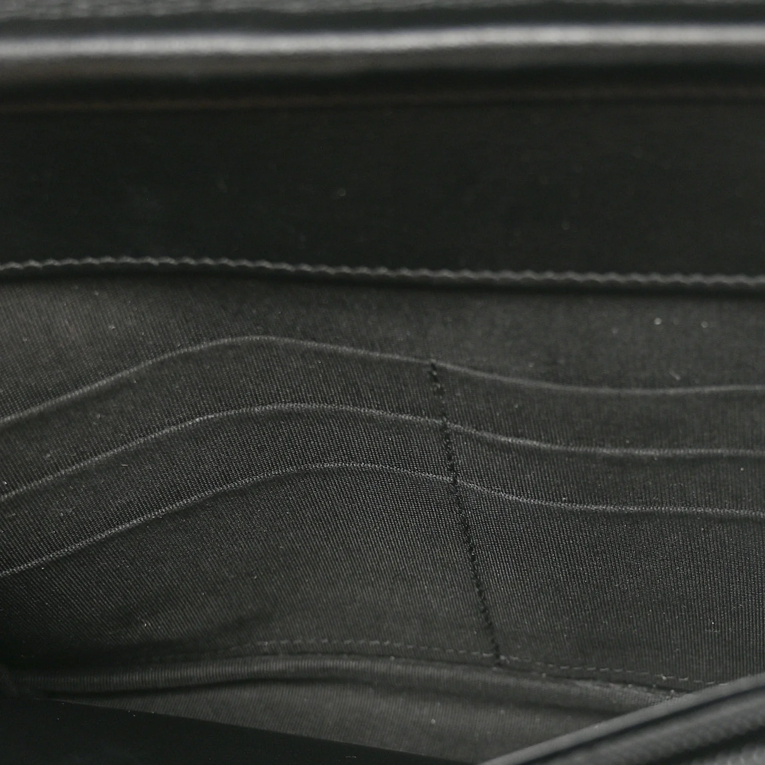 Caviar Quilted Boy Wallet On Chain WOC Black - Image 5