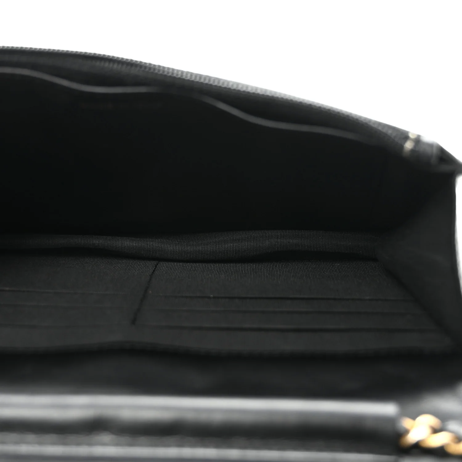 Caviar Quilted Boy Wallet On Chain WOC Black - Image 5