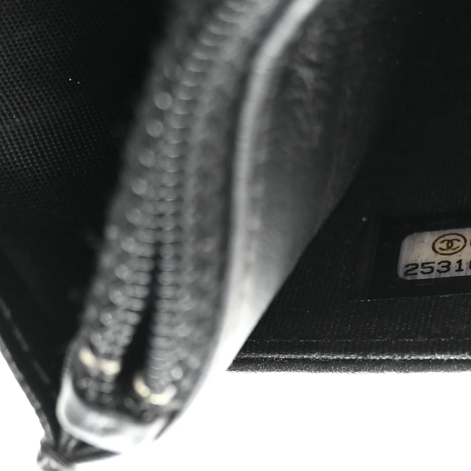 Caviar Quilted Boy Wallet On Chain WOC Black - Image 8