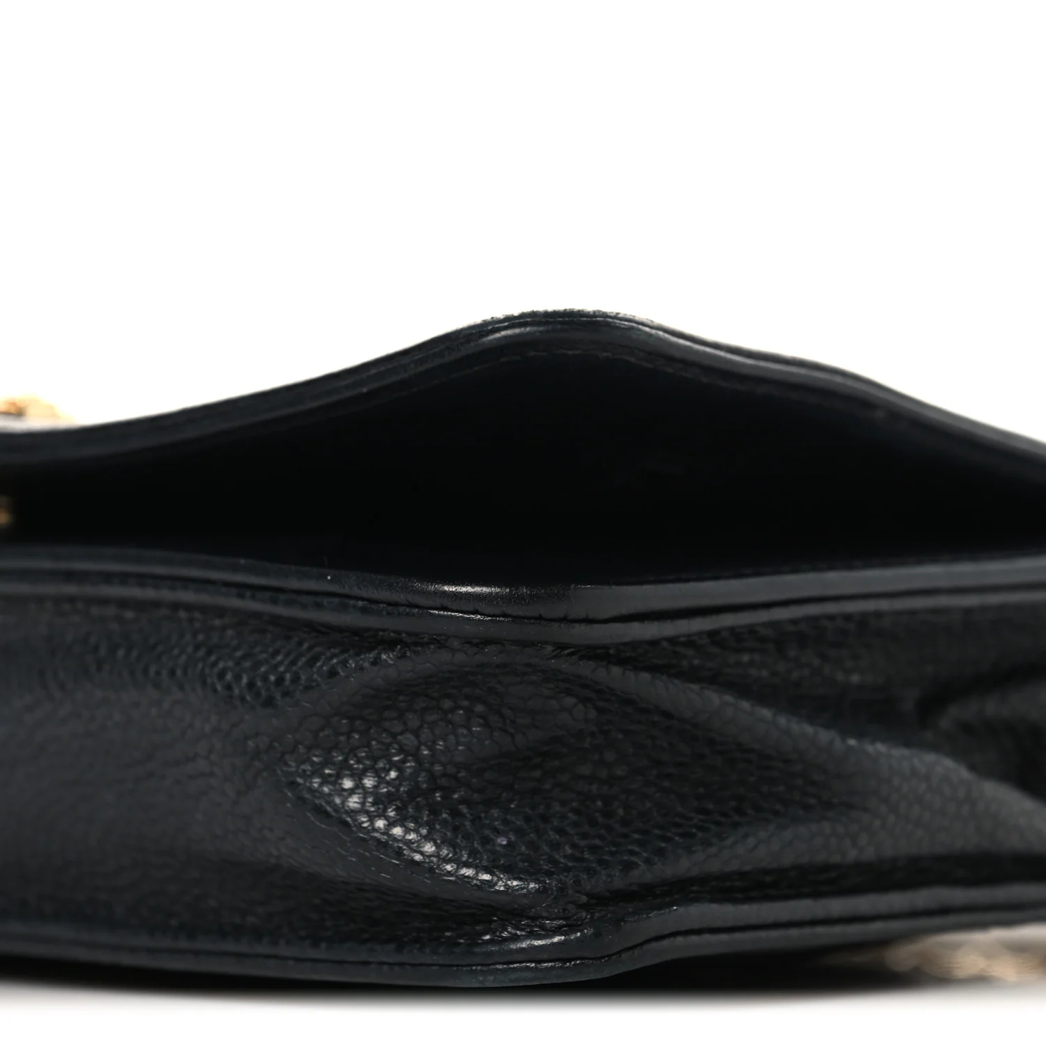Caviar Quilted Boy Wallet On Chain WOC Black - Image 11