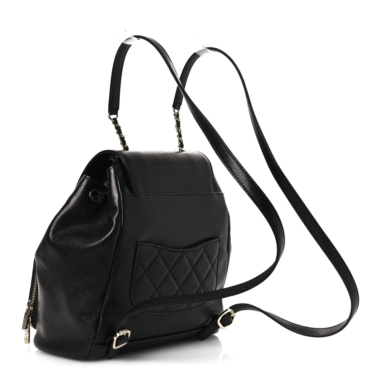 Caviar Quilted Business Affinity Backpack Black - Image 3