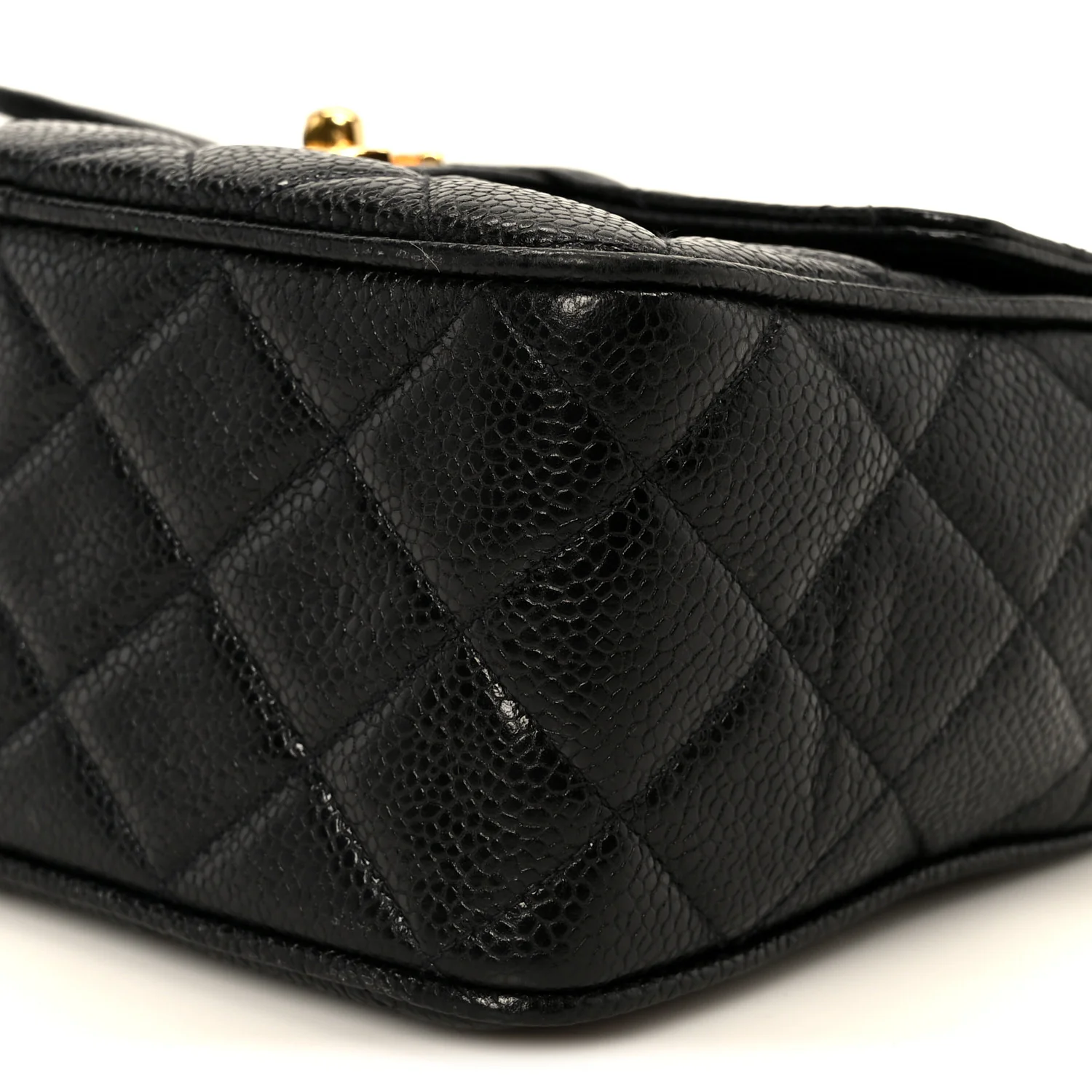 Caviar Quilted Camera Case Black - Image 11
