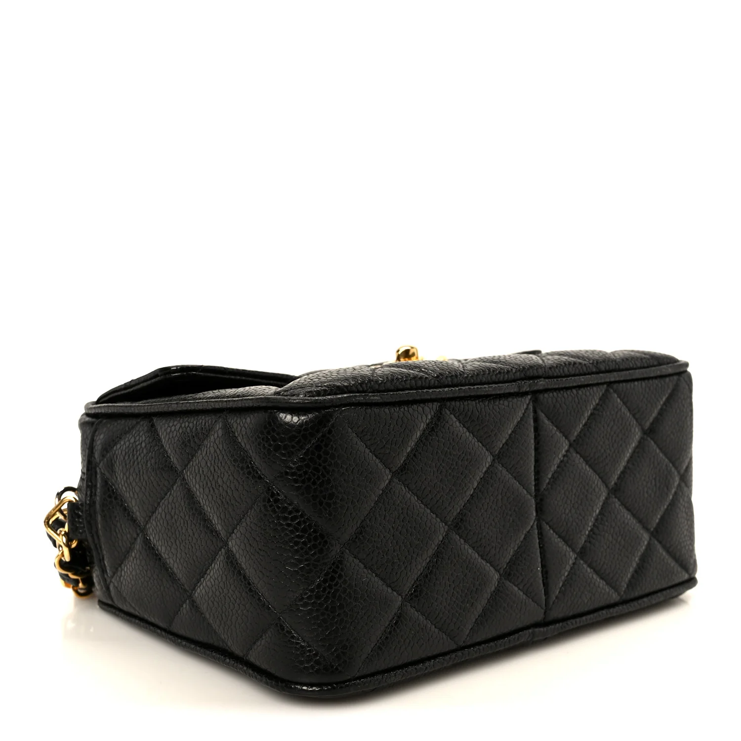 Caviar Quilted Camera Case Black - Image 4