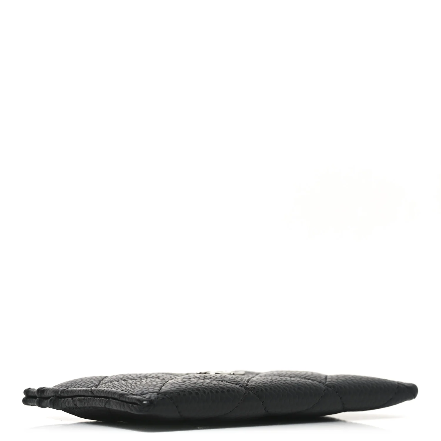 Caviar Quilted Card Holder Black - Image 4
