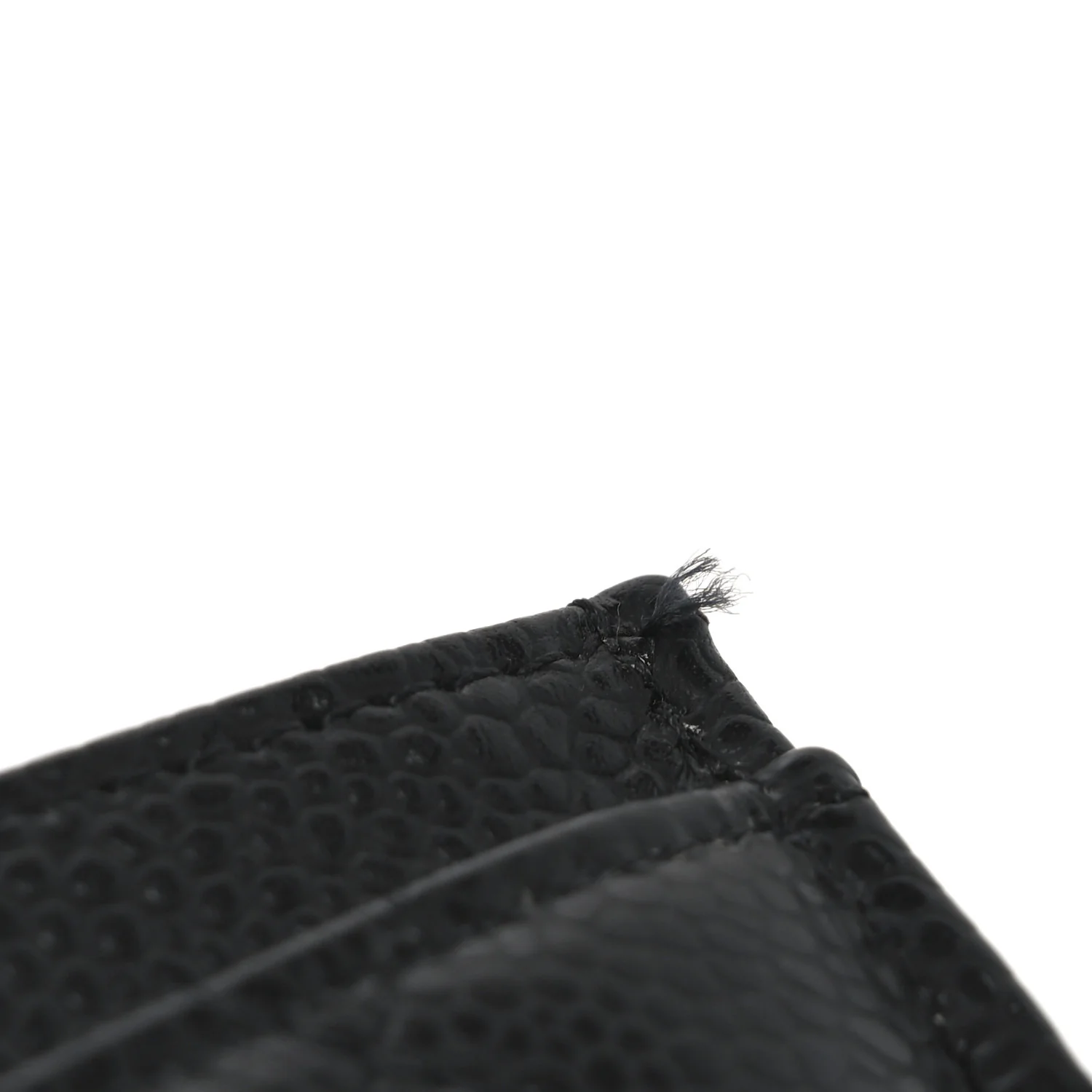 Caviar Quilted Card Holder Black - Image 9