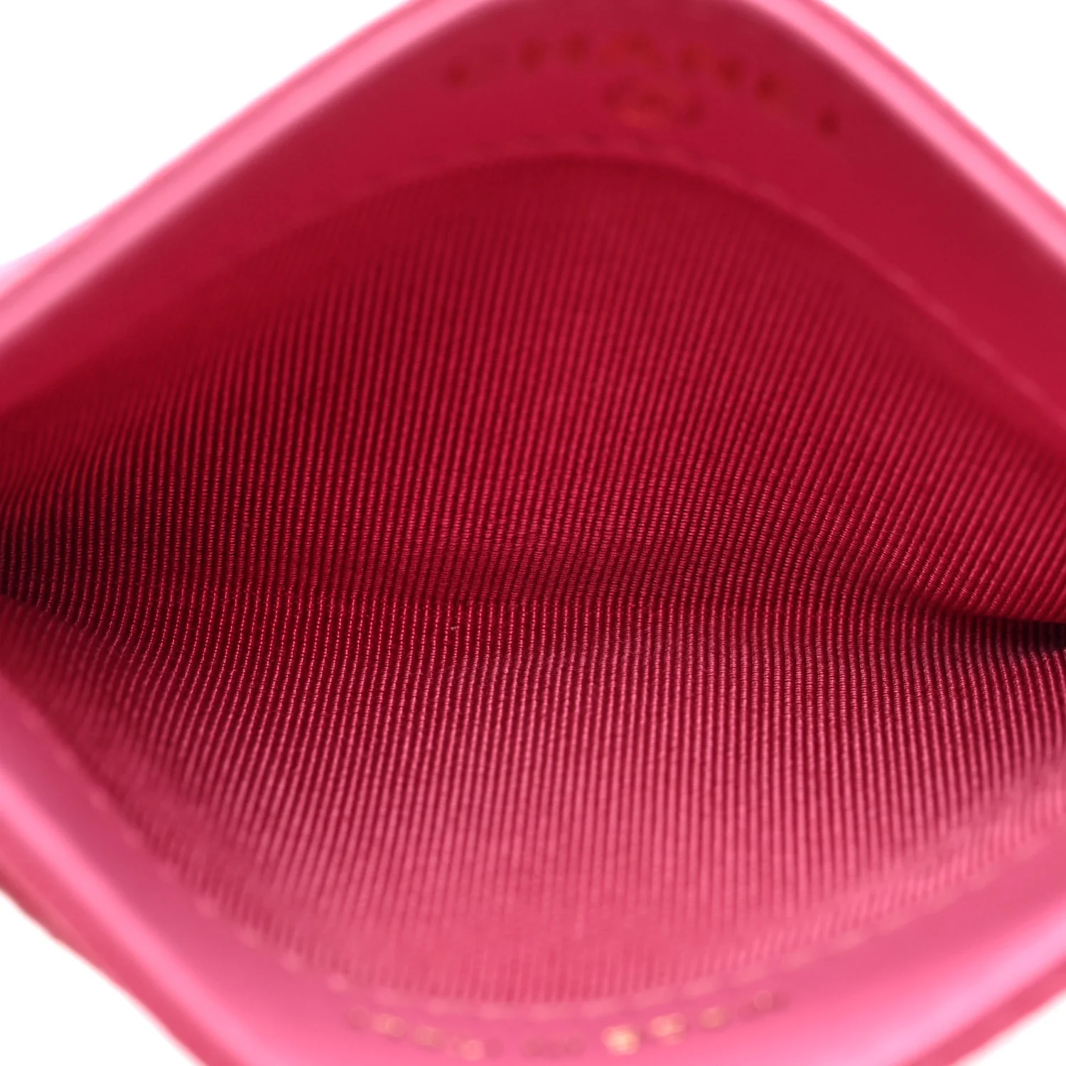 Caviar Quilted Card Holder Dark Pink - Image 5
