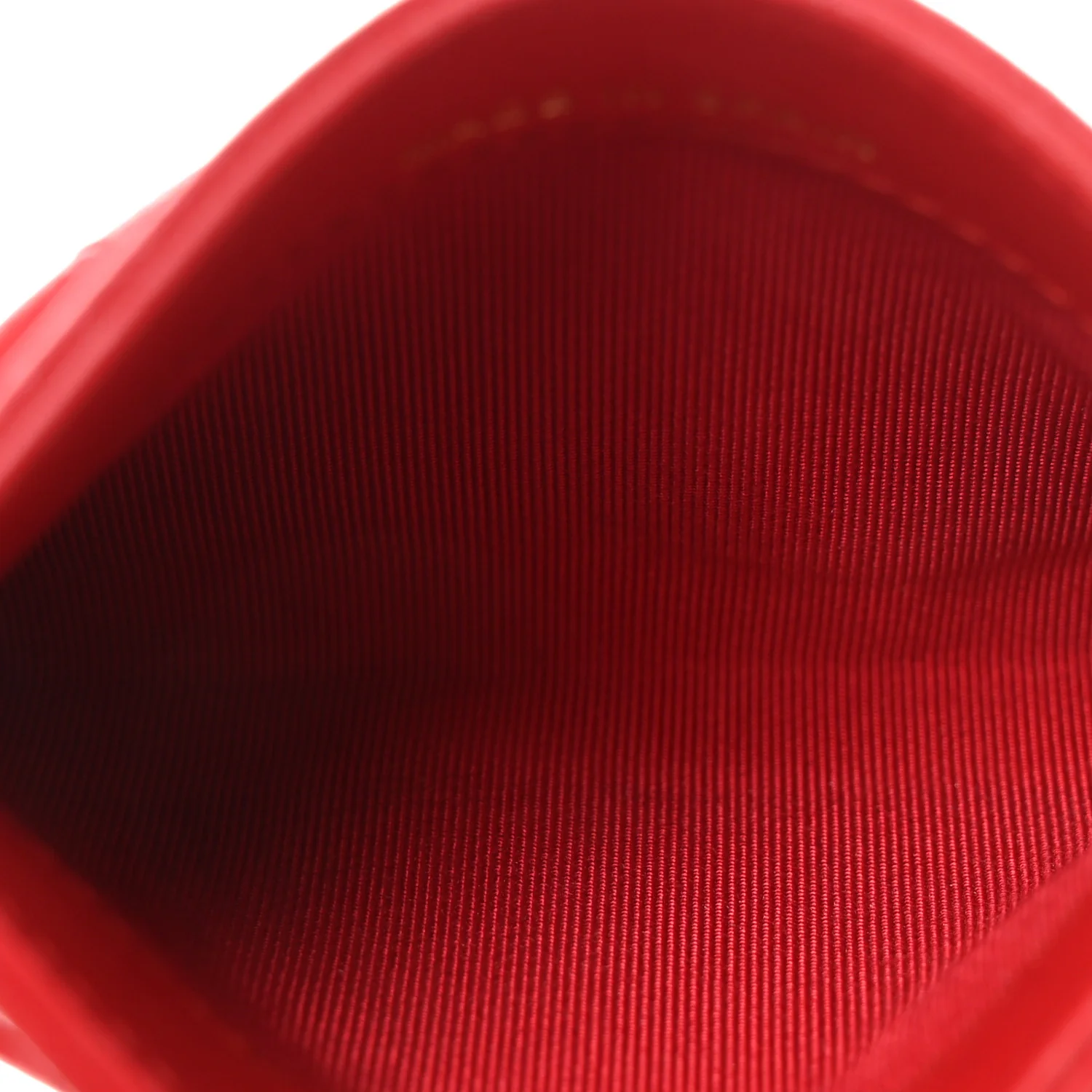 Caviar Quilted Card Holder Red - Image 5