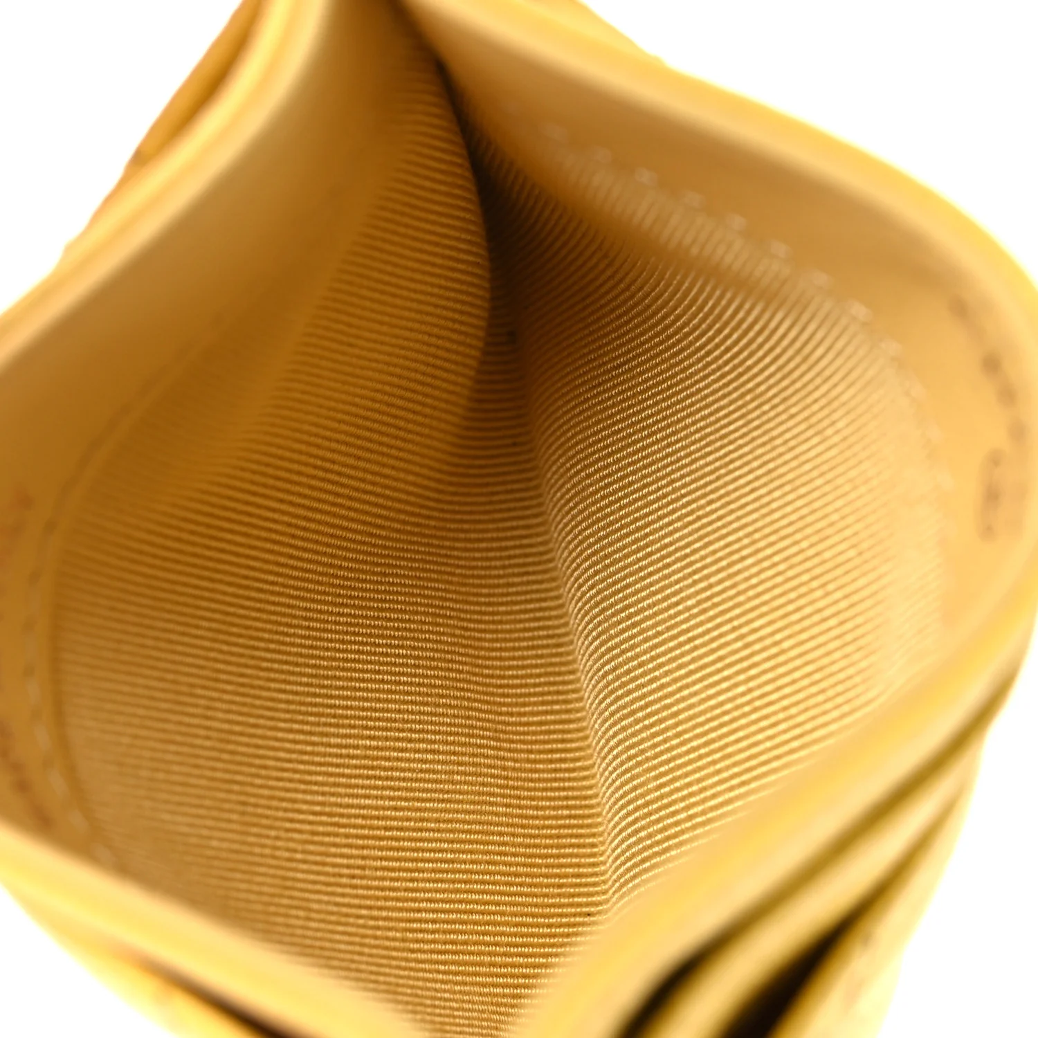 Caviar Quilted Card Holder Yellow - Image 5