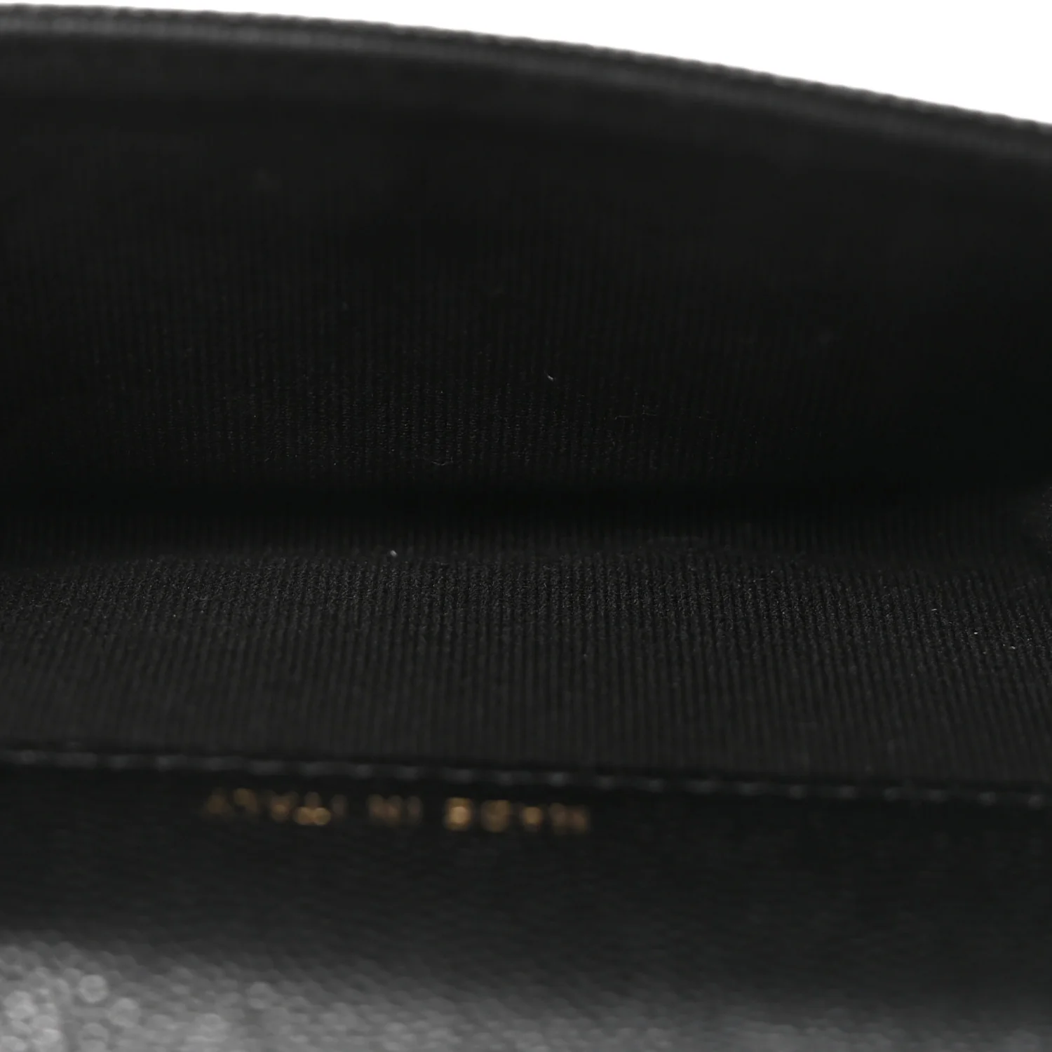 Caviar Quilted CC Flap Card Holder Black - Image 5