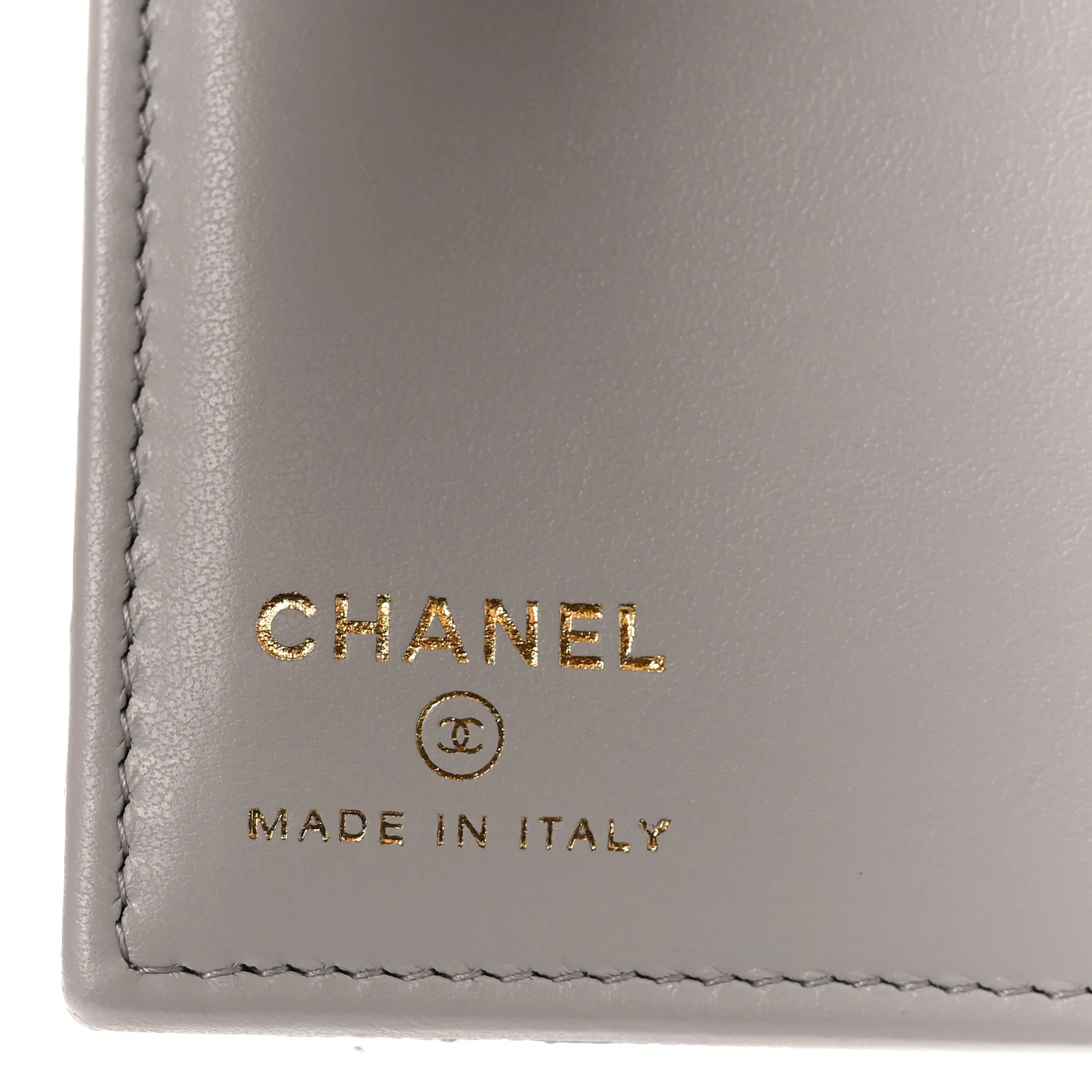 Caviar Quilted CC Passport Holder Grey - Image 6