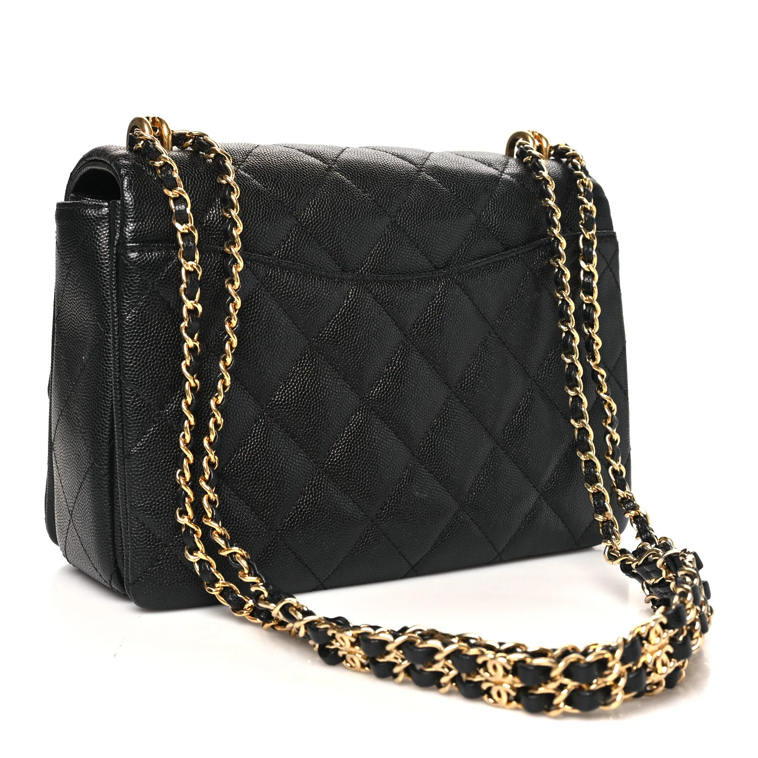 Caviar Quilted Coco First Flap Black - Image 3