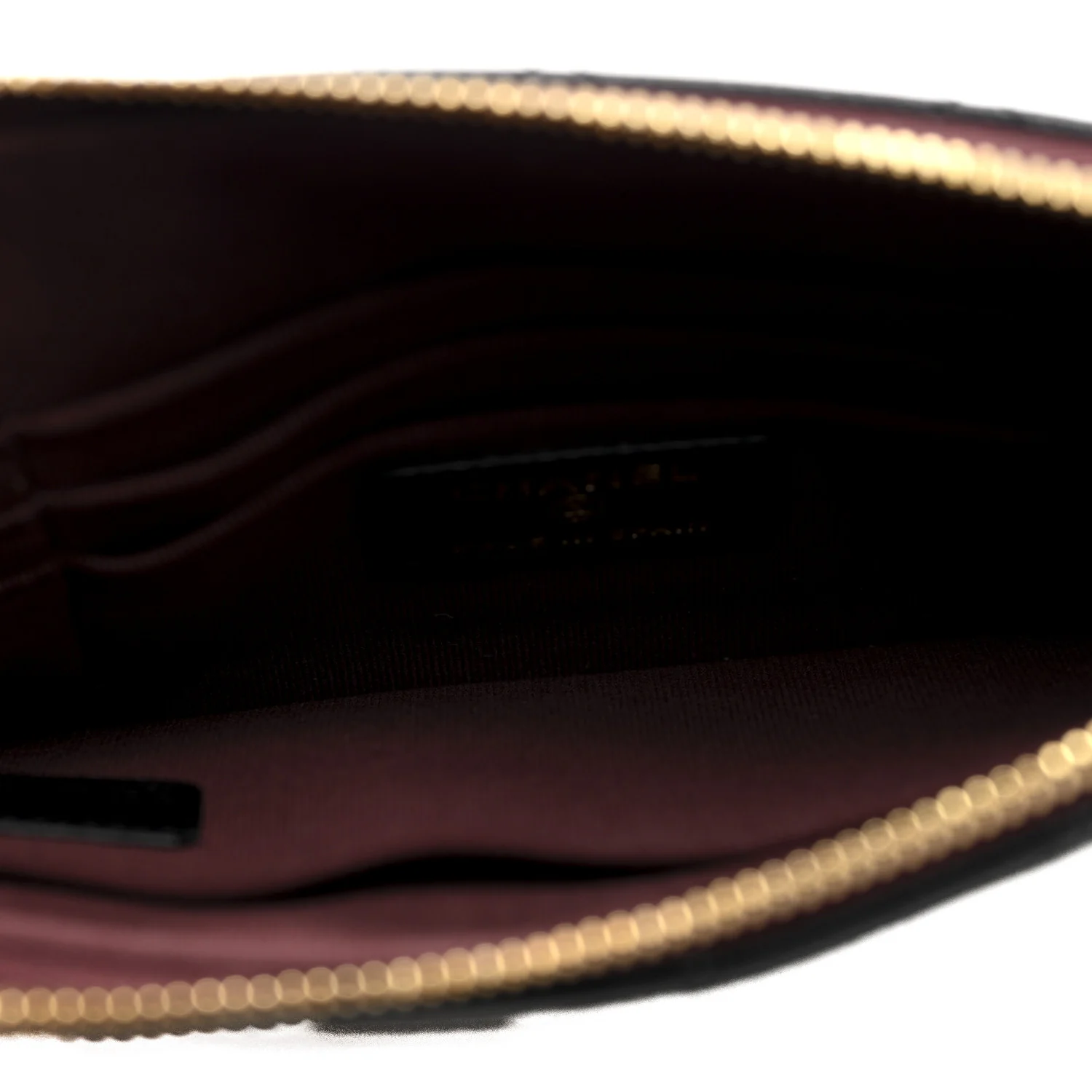 Caviar Quilted Cosmetic Case Black - Image 5