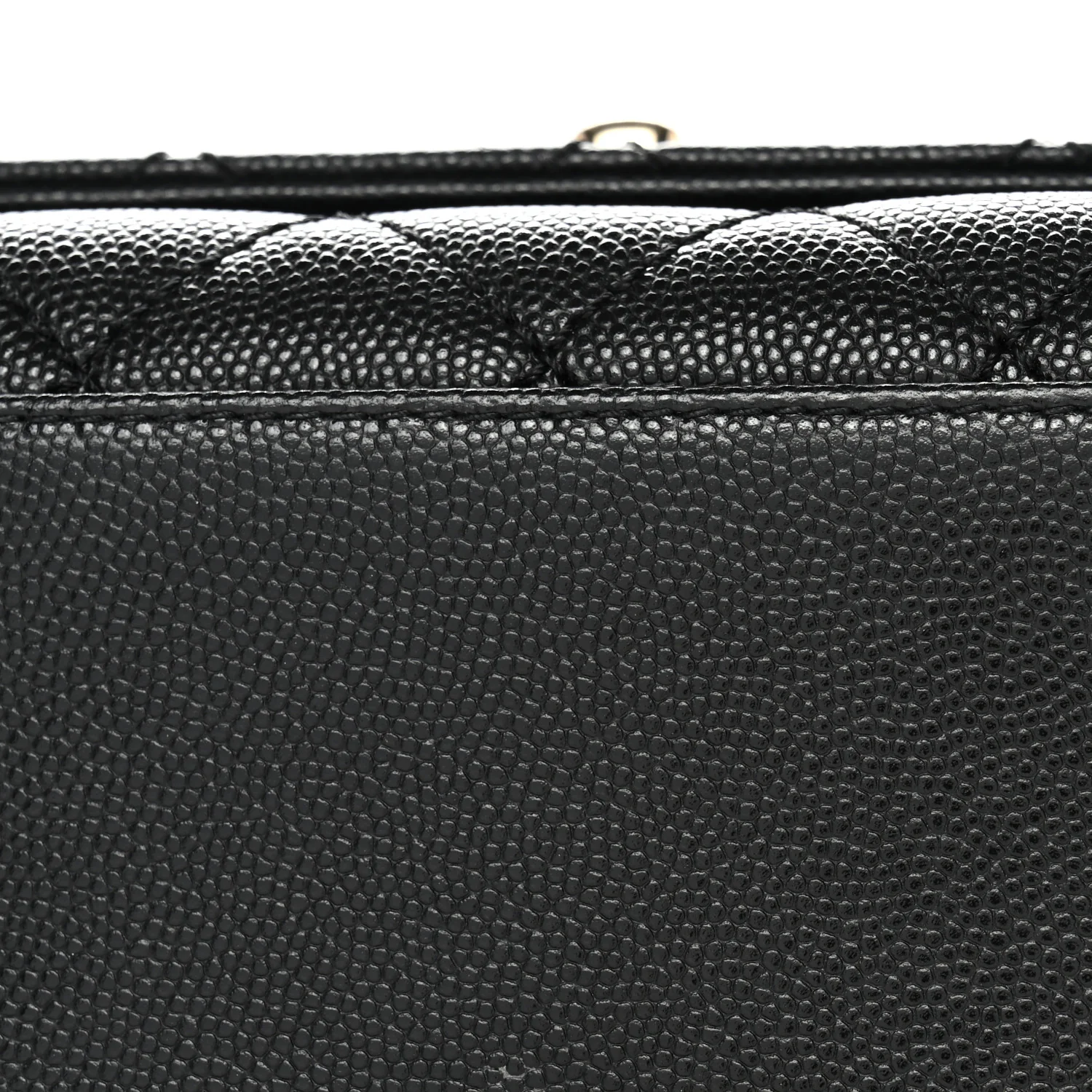 Caviar Quilted Extra Mini Coco Handle Flap Black - Image 11