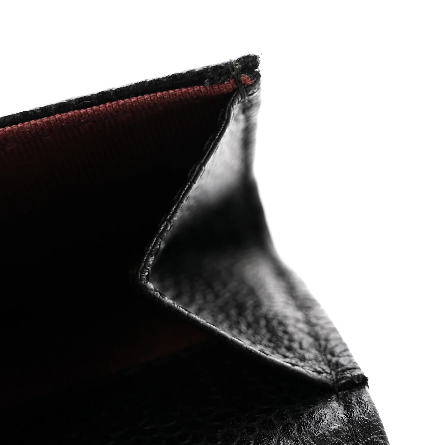 Caviar Quilted Flap Card Holder Black - Image 9