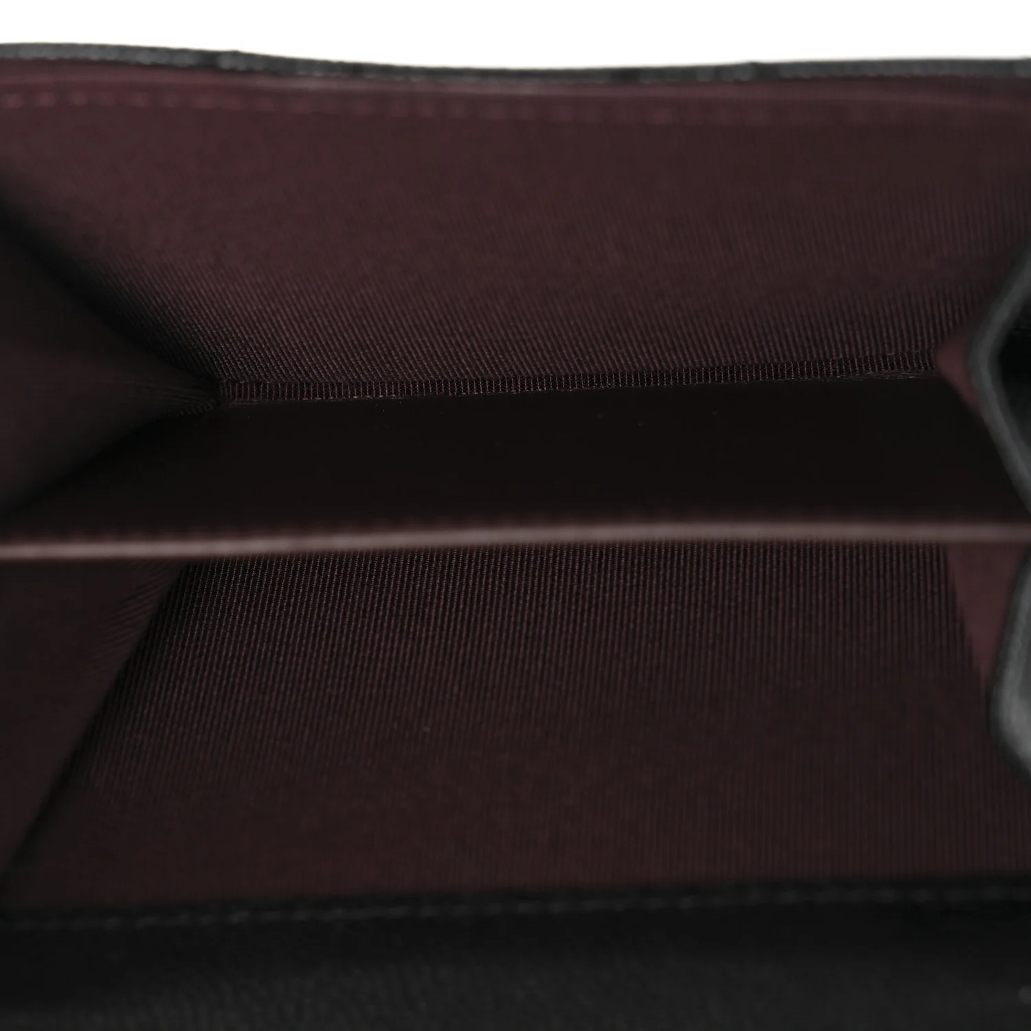 Caviar Quilted Flap Card Holder On Chain Black - Image 5