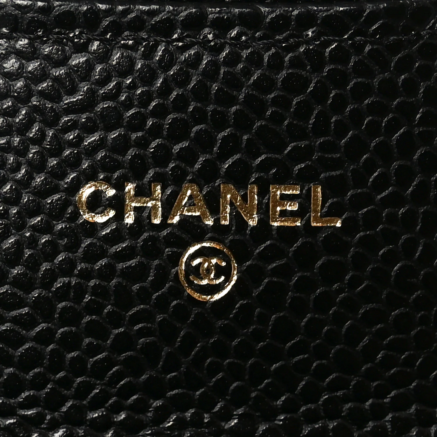 Caviar Quilted Flap Card Holder Wallet Black - Image 11