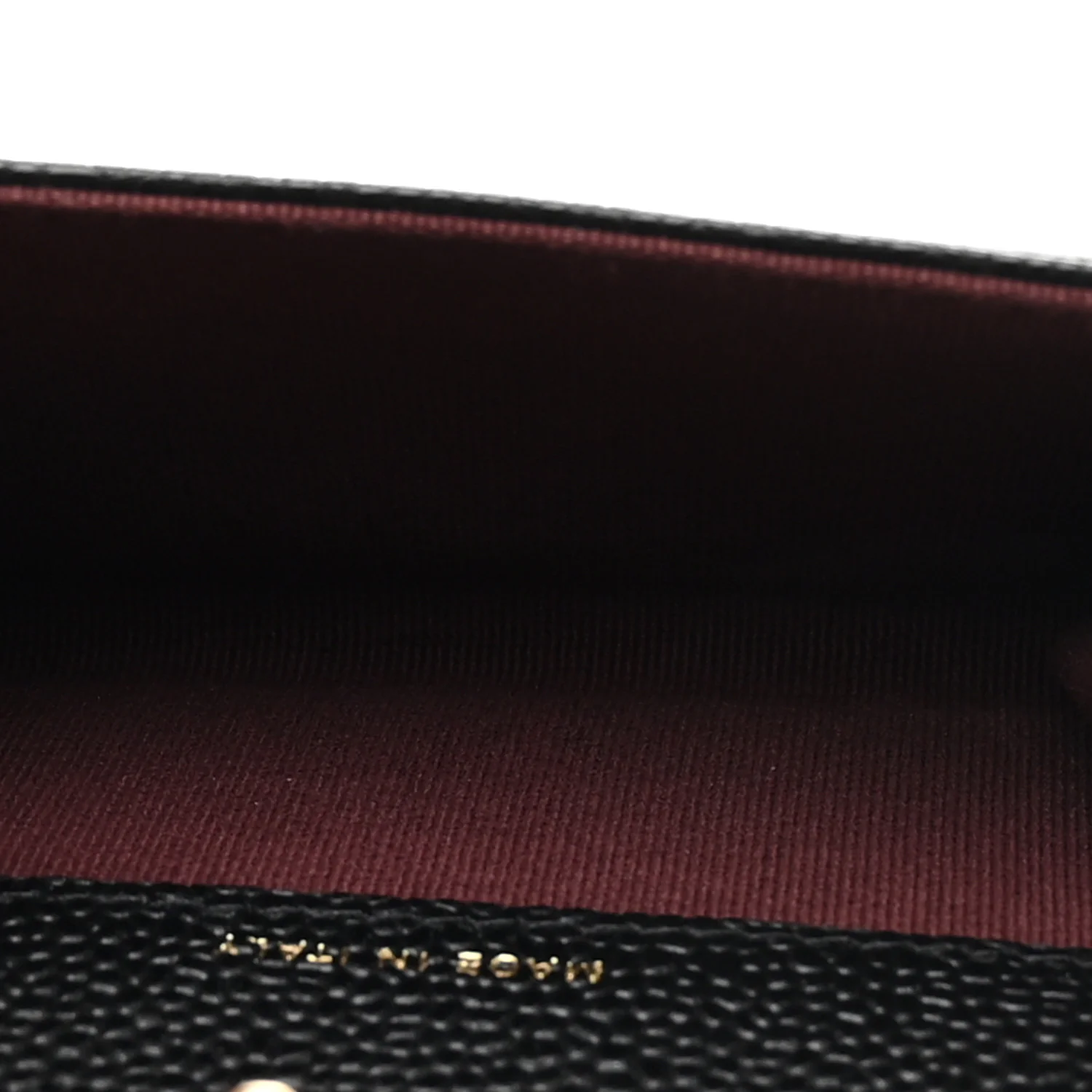 Caviar Quilted Flap Card Holder Wallet Black - Image 5