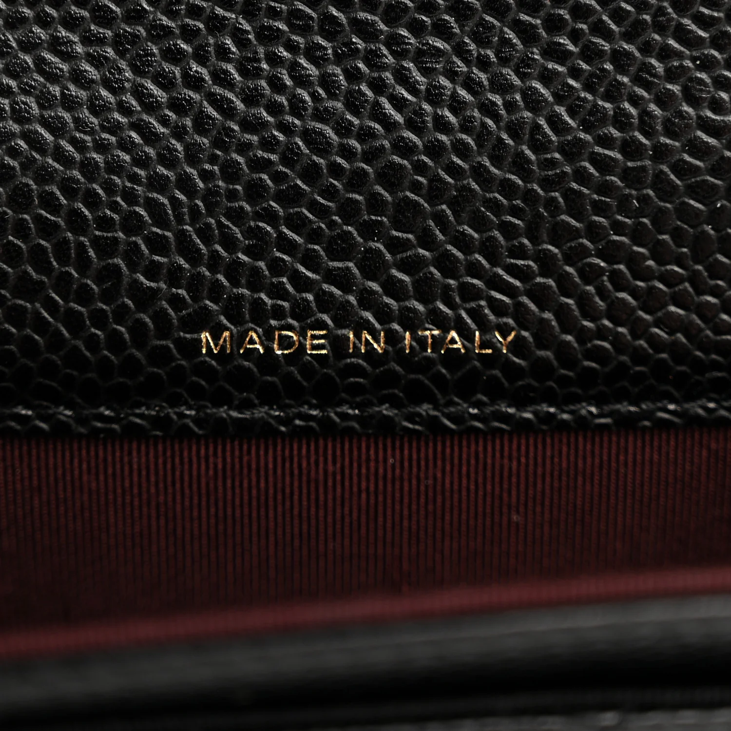 Caviar Quilted Flap Card Holder Wallet Black - Image 7