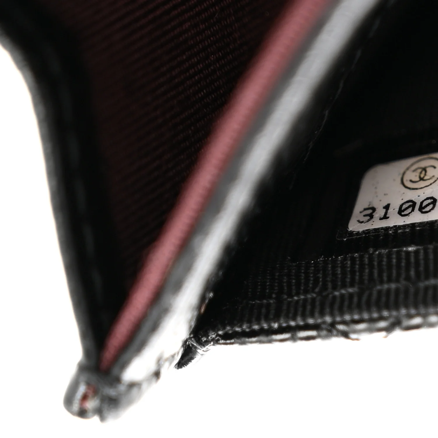Caviar Quilted Flap Card Holder Wallet Black - Image 8
